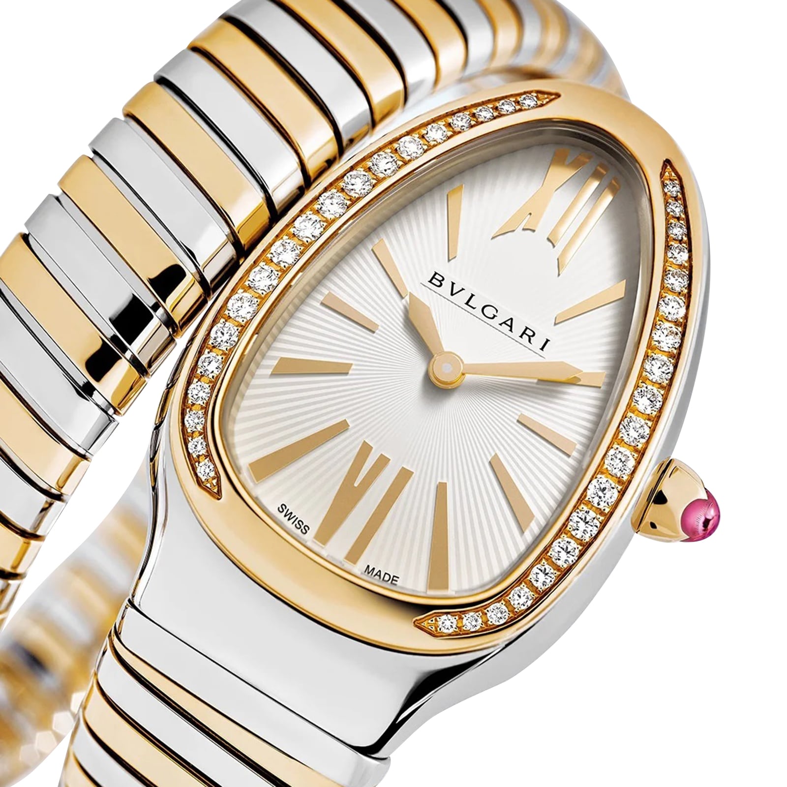 Bvlgari Serpenti 103648 | Silver Dial | 35mm Stainless Steel Quartz Watch - Image 3