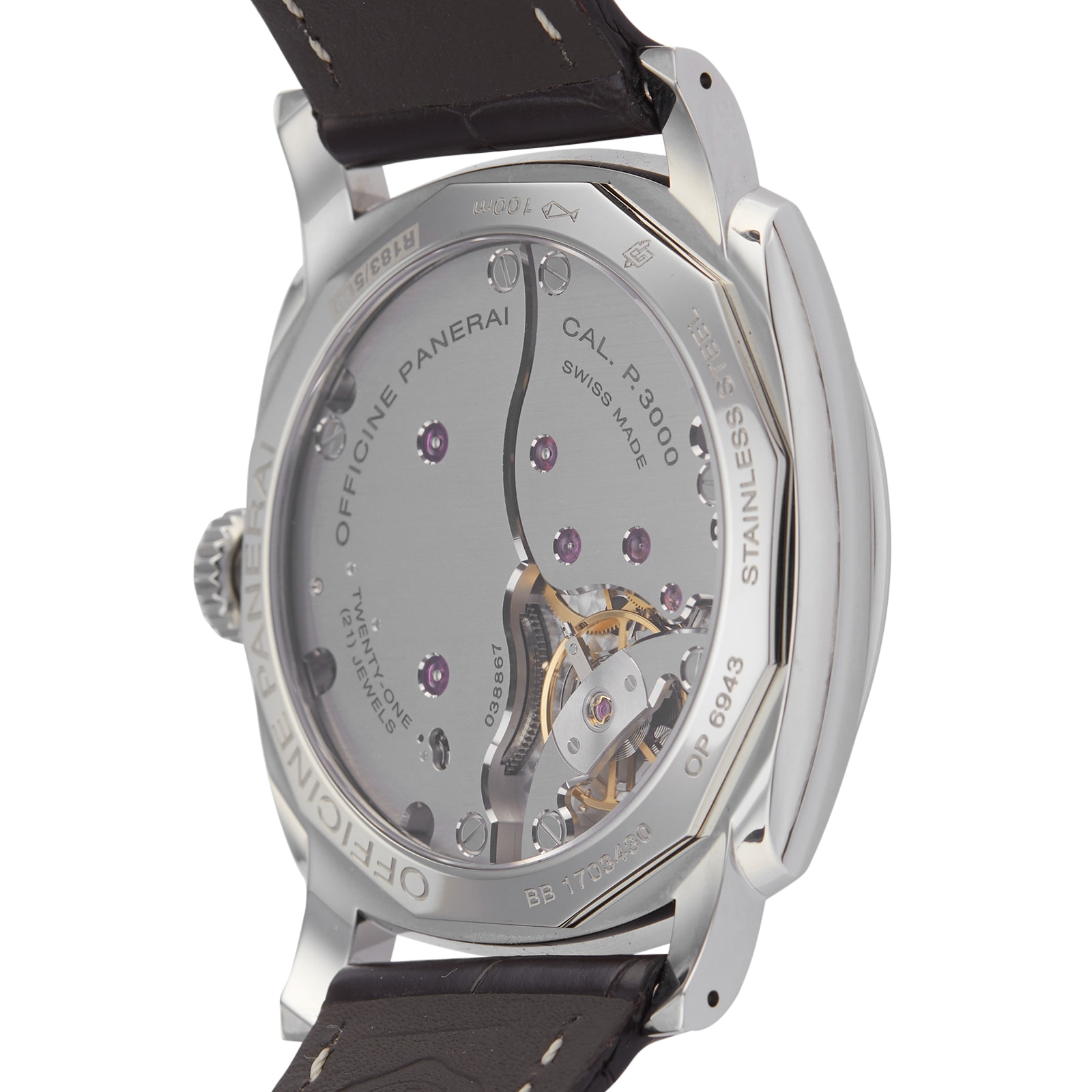 Pre-Owned Panerai Radiomir PAM00514 - 47mm Stainless Steel - Manual Winding - Image 4
