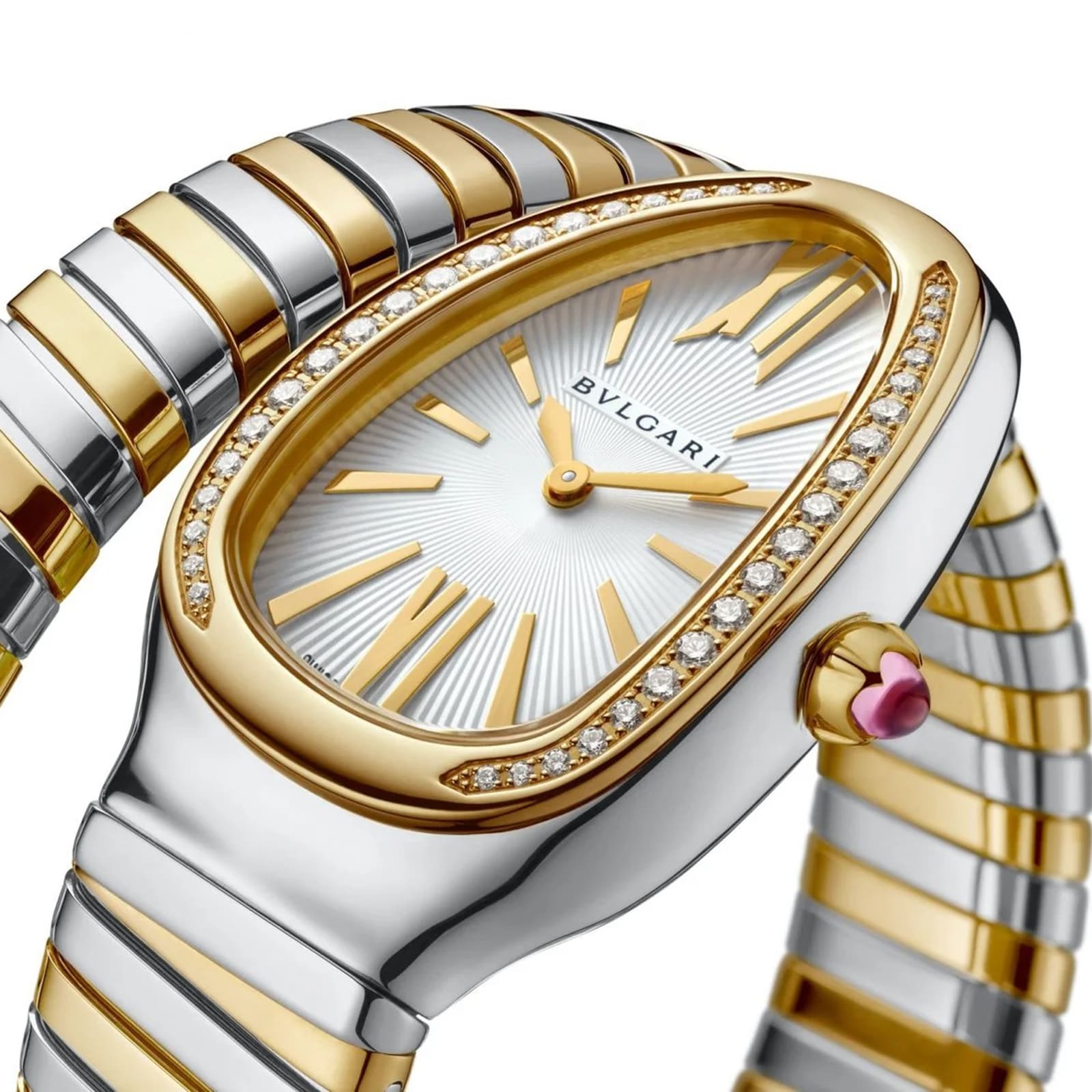 Bvlgari Serpenti 103648 | Silver Dial | 35mm Stainless Steel Quartz Watch - Image 4