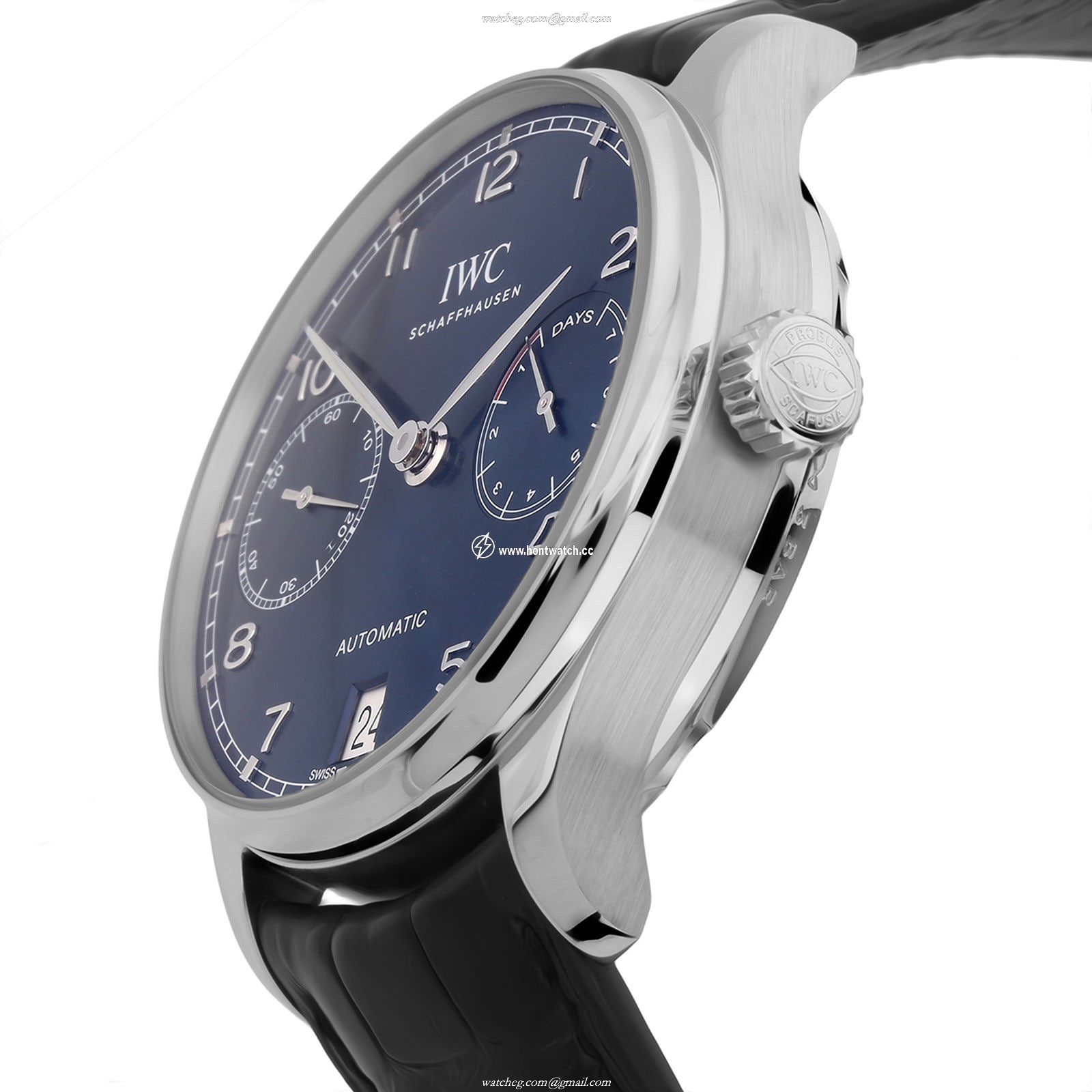 IWC Portugieser IW500710 Automatic Watch - 42.5mm Blue Dial | Stainless Steel - Image 2
