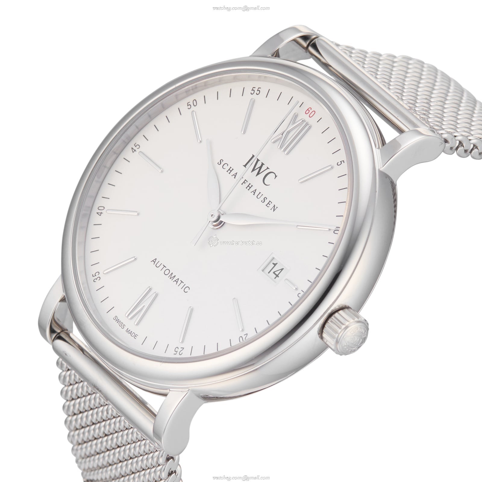 IWC Portofino IW356505 Automatic Watch - 40mm Stainless Steel - White Dial - Image 2