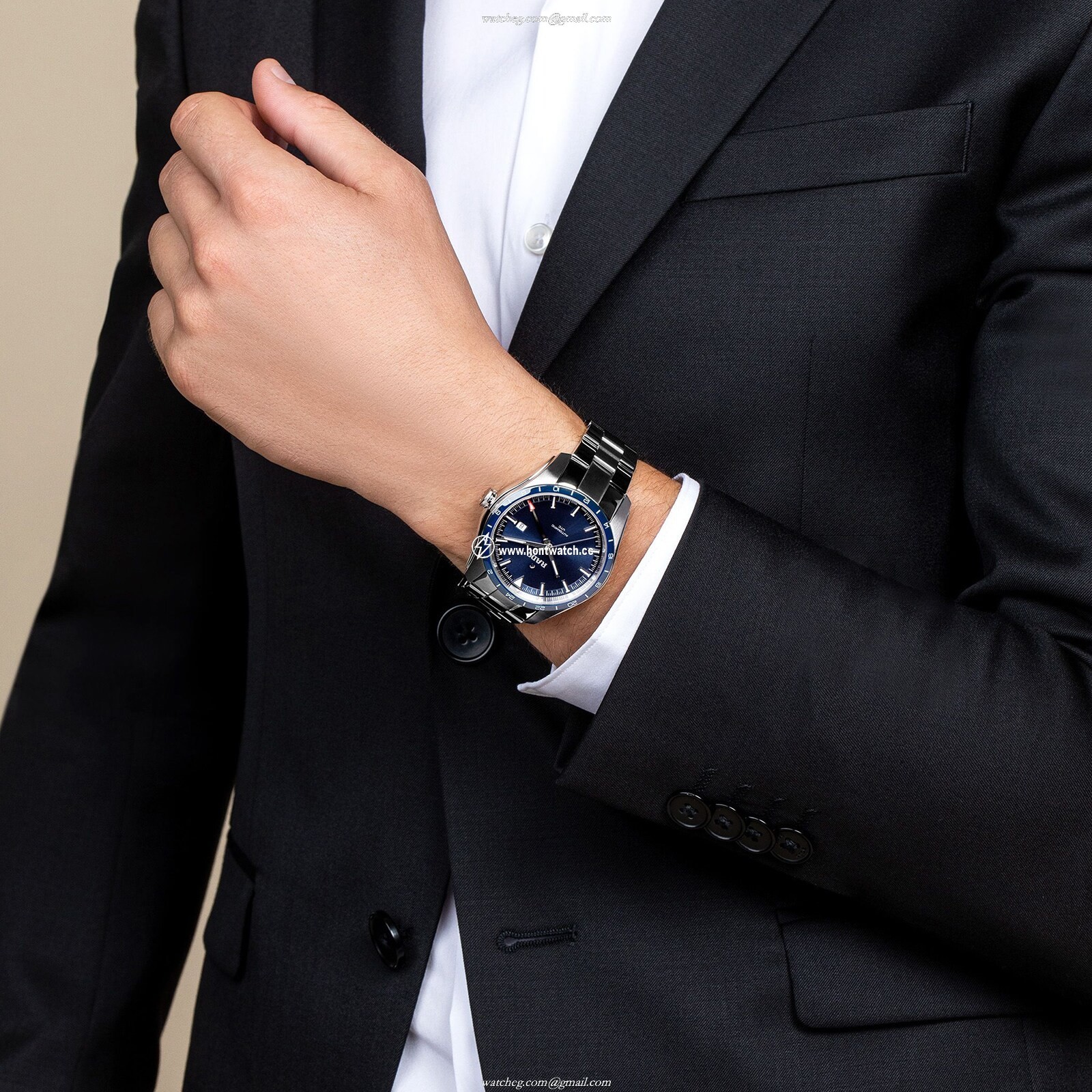 Rado HyperChrome R32050203 Automatic Blue Dial Watch - 44mm Stainless Steel - Image 2