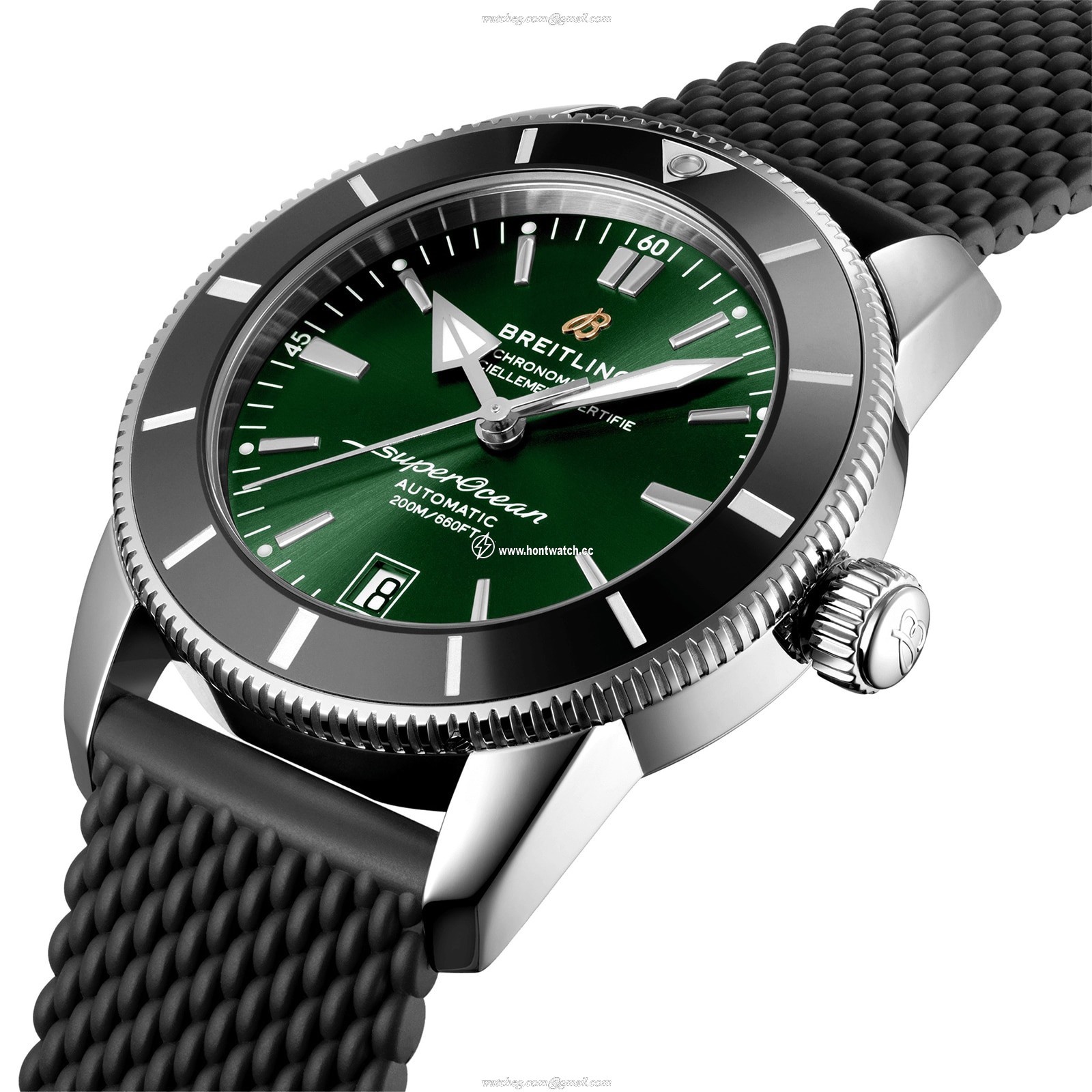 Breitling Superocean Heritage 42mm Automatic Green Dial - Stainless Steel - Image 2