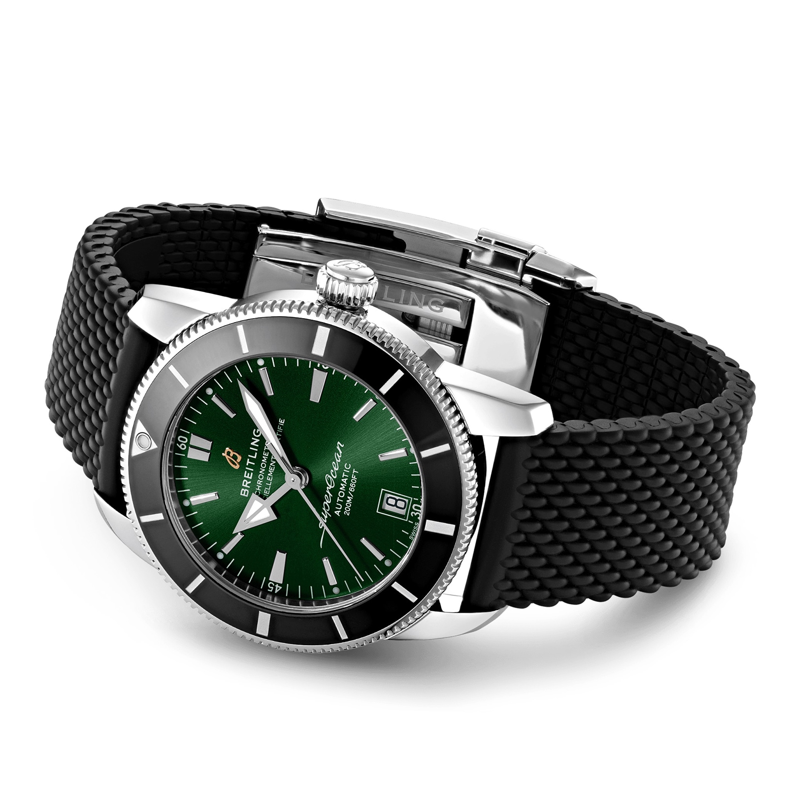 Breitling Superocean Heritage 42mm Automatic Green Dial - Stainless Steel - Image 3