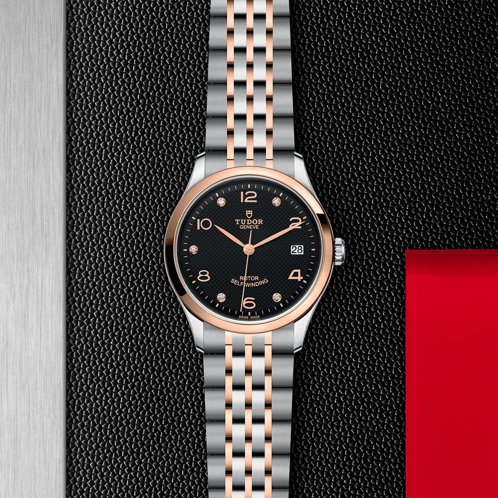 Tudor 1926 M91451-0004 Automatic Watch | 36mm Black Dial | Steel & Gold - Image 4