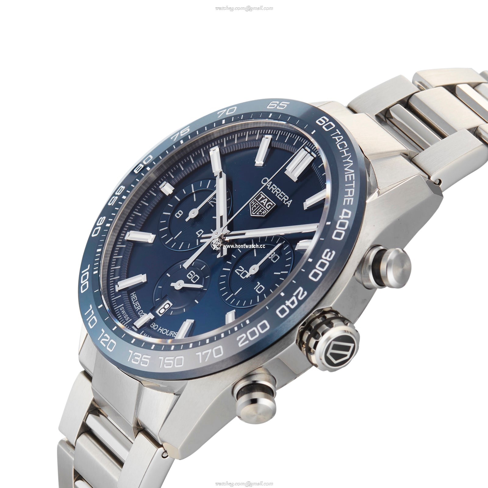 TAG Heuer Carrera CBN2A1A.BA0643 - 44mm Blue Automatic Chronograph - Image 2