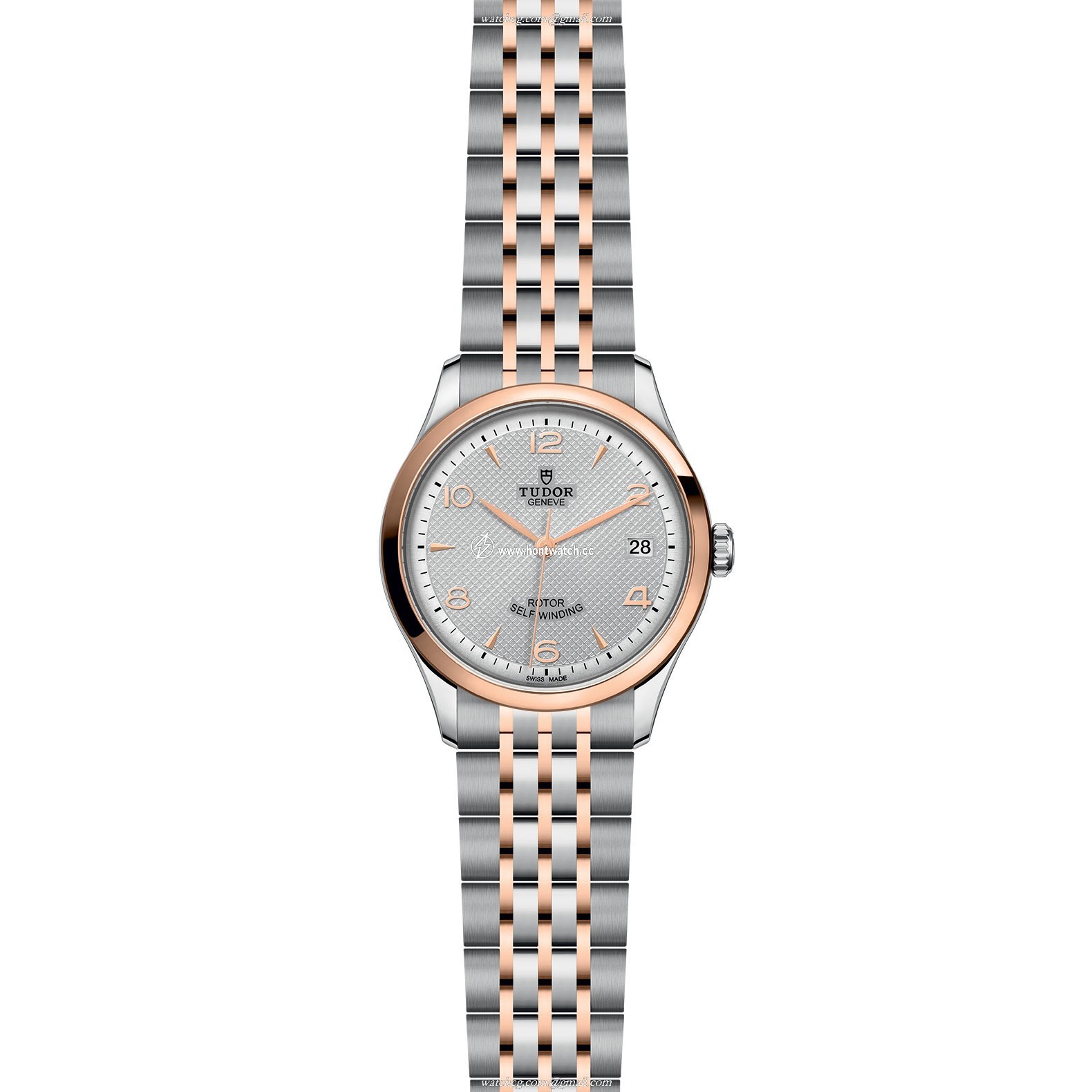 Tudor 1926 M91451-0001 Automatic Watch | 36mm Steel & Gold | Silver Dial - Image 2