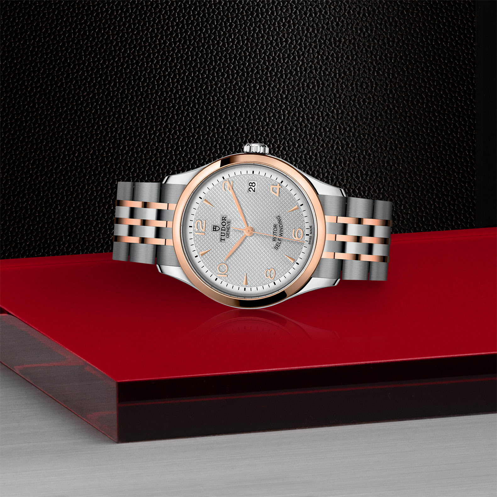 Tudor 1926 M91451-0001 Automatic Watch | 36mm Steel & Gold | Silver Dial - Image 3