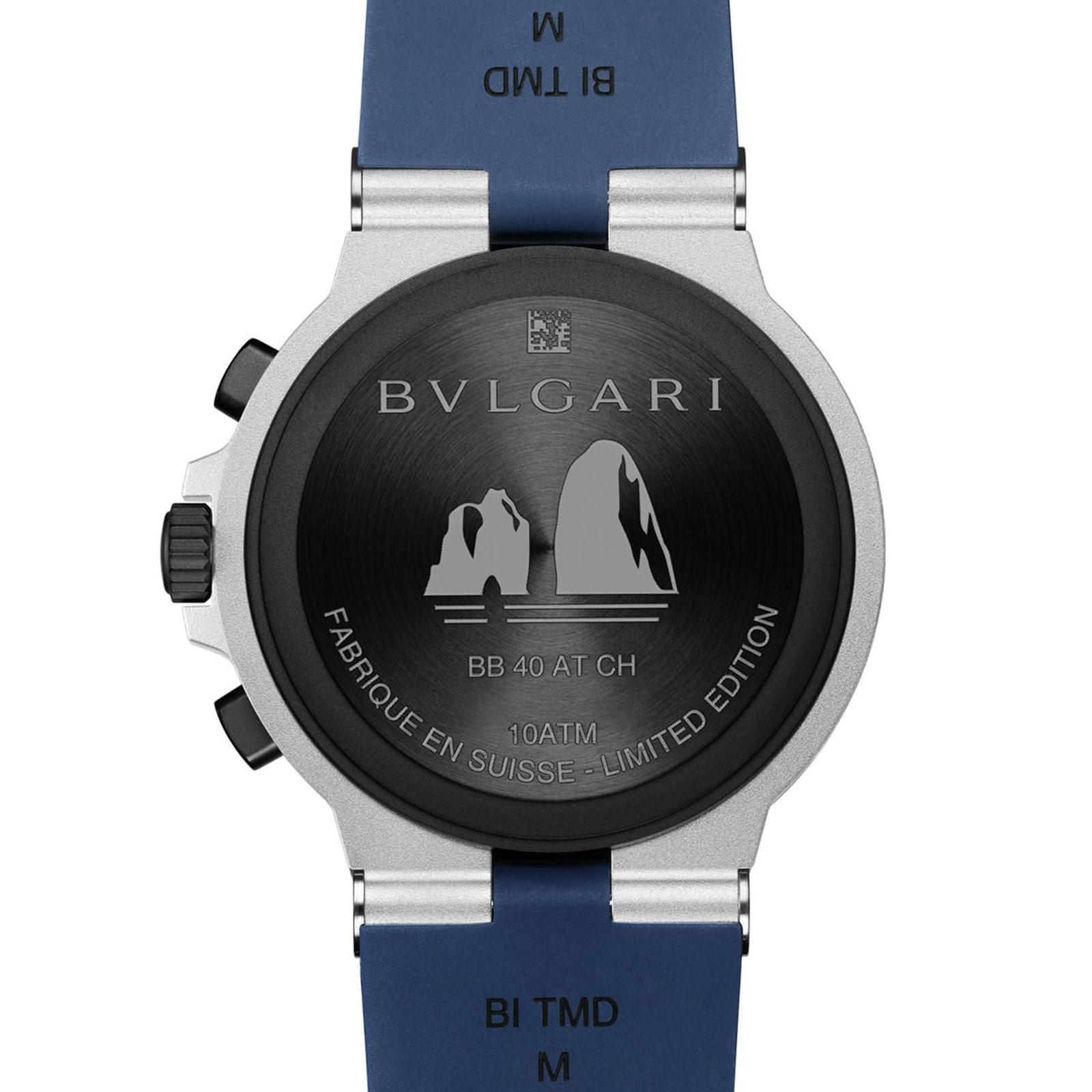 Bvlgari Aluminium Automatic Blue Watch - 40mm Chronograph | 100m Water Resistant - Image 4