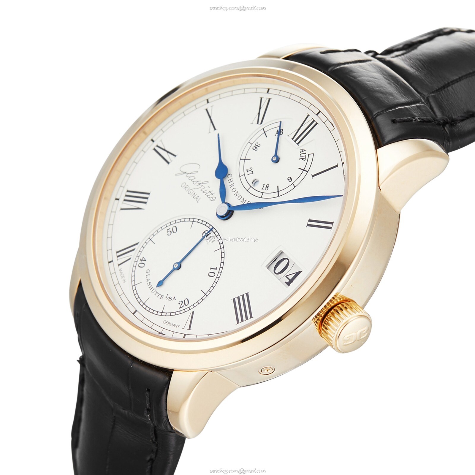 Glashuette Original Senator 15801010104 | Rose Gold 42mm | Manual Winding Ivory Dial - Image 2