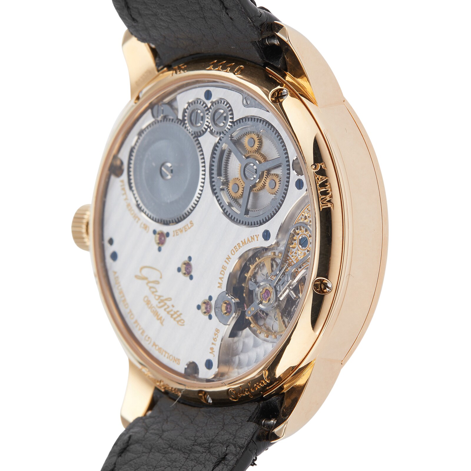 Glashuette Original Senator 15801010104 | Rose Gold 42mm | Manual Winding Ivory Dial - Image 4