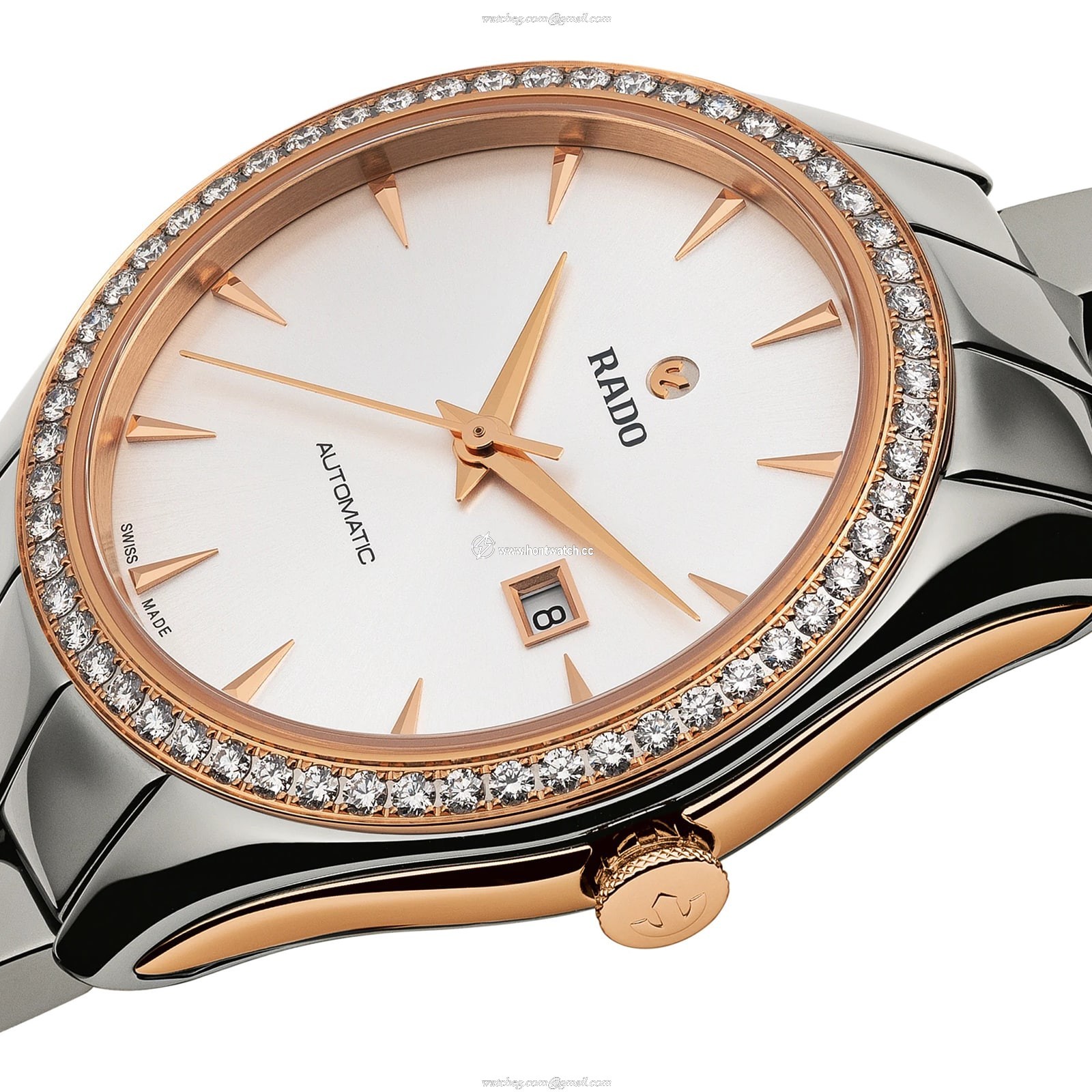 Rado HyperChrome Automatic White Ceramic Watch - 36mm | R32052012 - Image 2