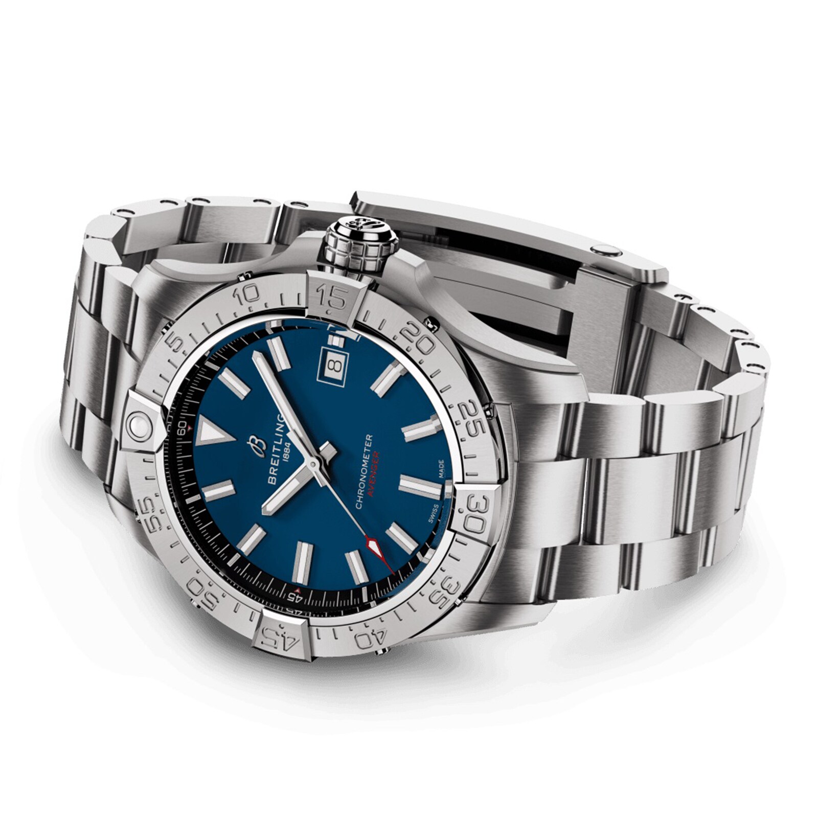 Breitling Avenger A17328101C1A1 | 42mm Blue Automatic Watch | Stainless Steel - Image 4