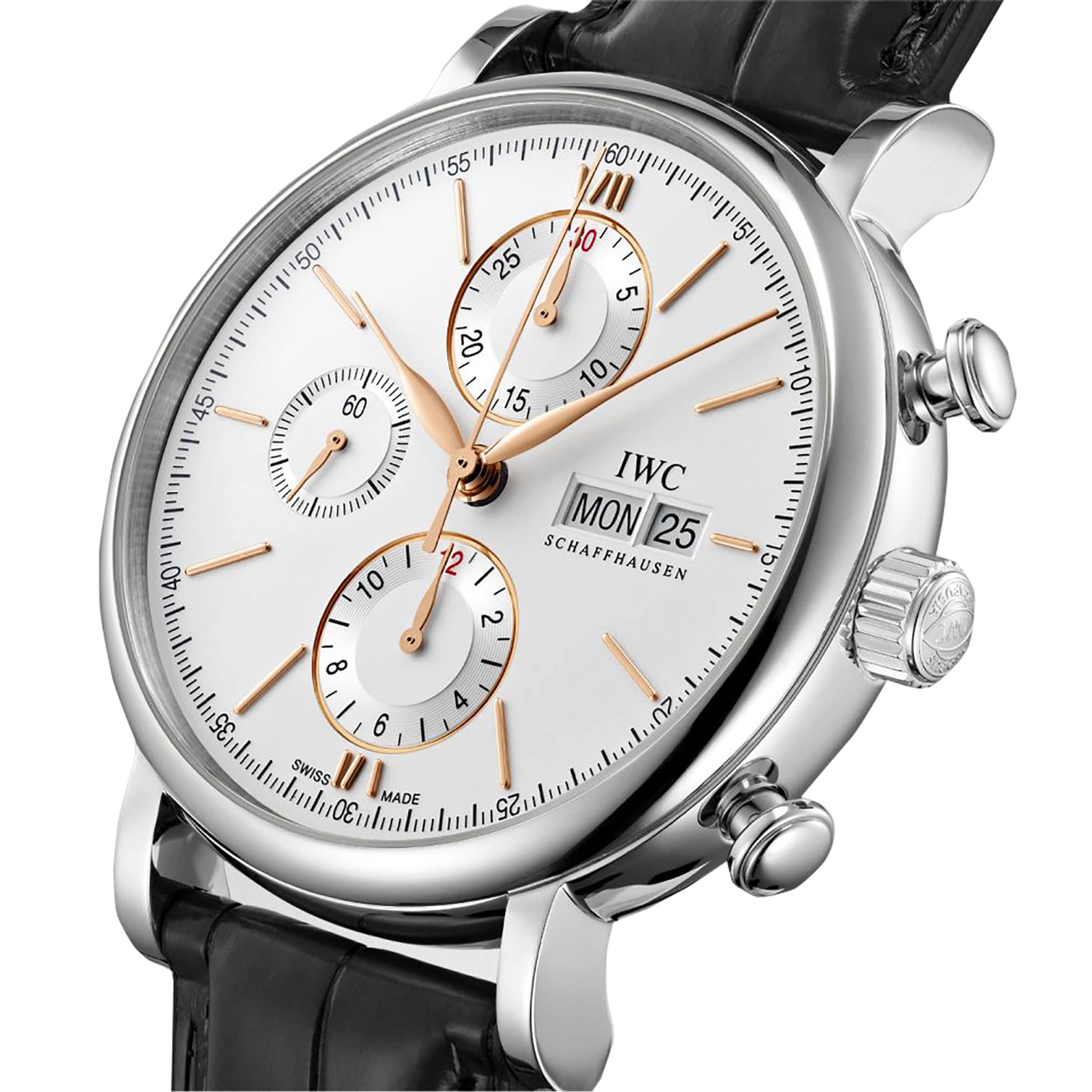 IWC Portofino IW391031 Automatic Chronograph - 42mm Stainless Steel Silver Dial - Image 3