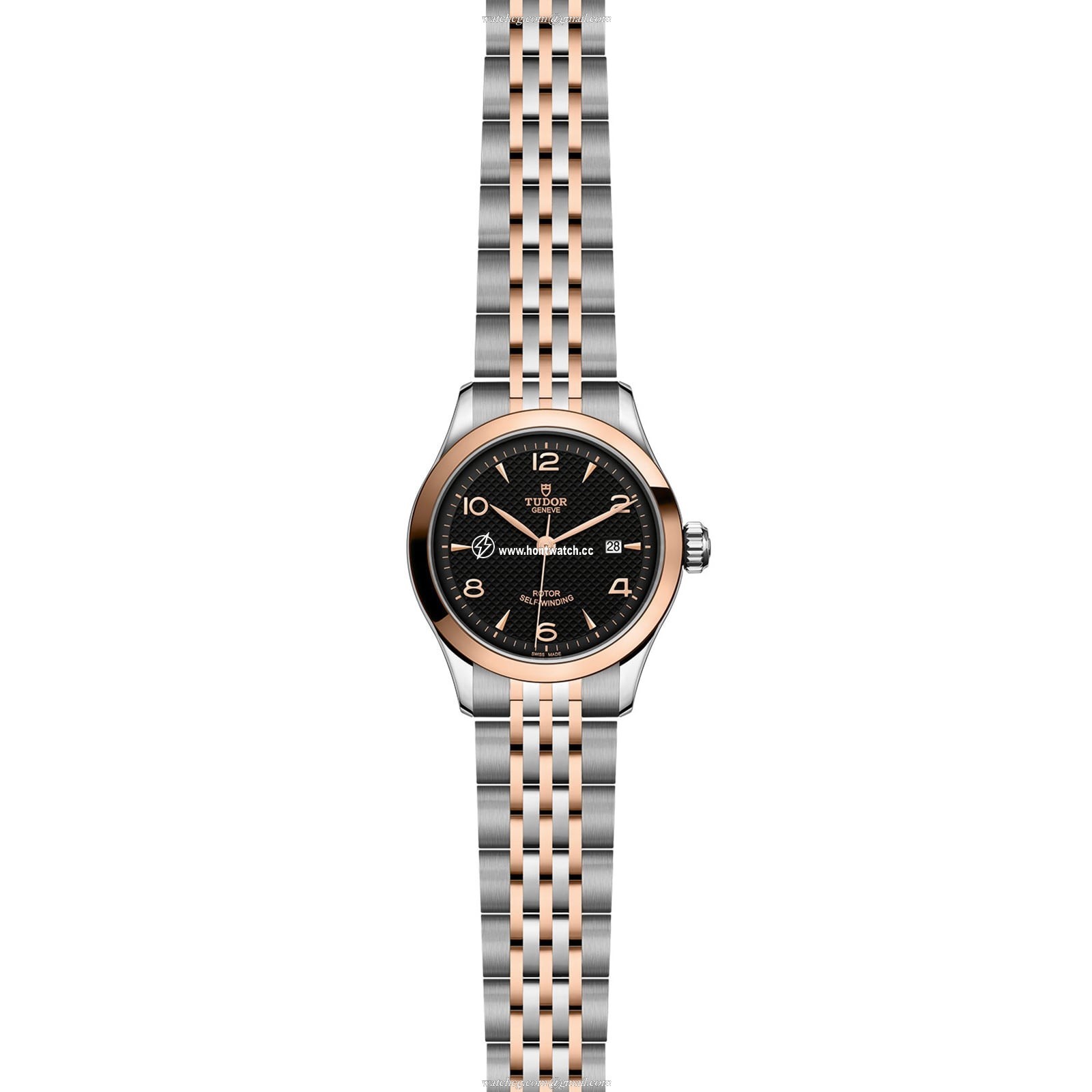 Tudor 1926 M91351-0003 Automatic Watch | 28mm Black Dial | Steel & Gold - Image 2