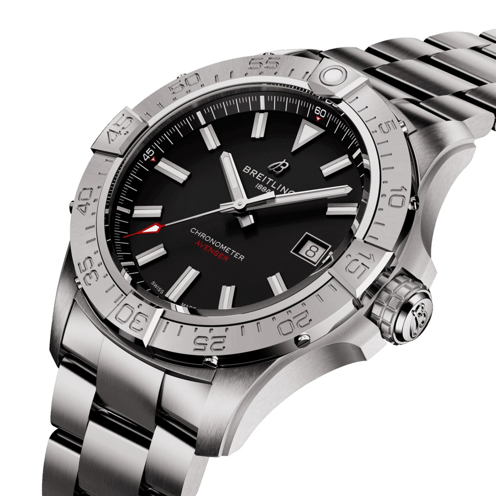Breitling Avenger A17328101B1A1 | 42mm Automatic Black Dial | Stainless Steel - Image 3