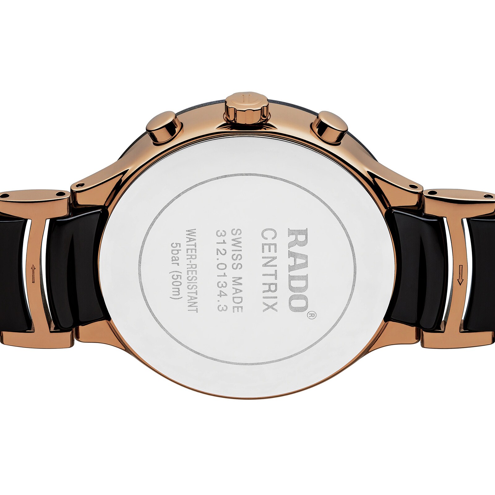 Rado Centrix R30187172 | Black Dial | 40mm Stainless Steel Quartz Watch - Image 3