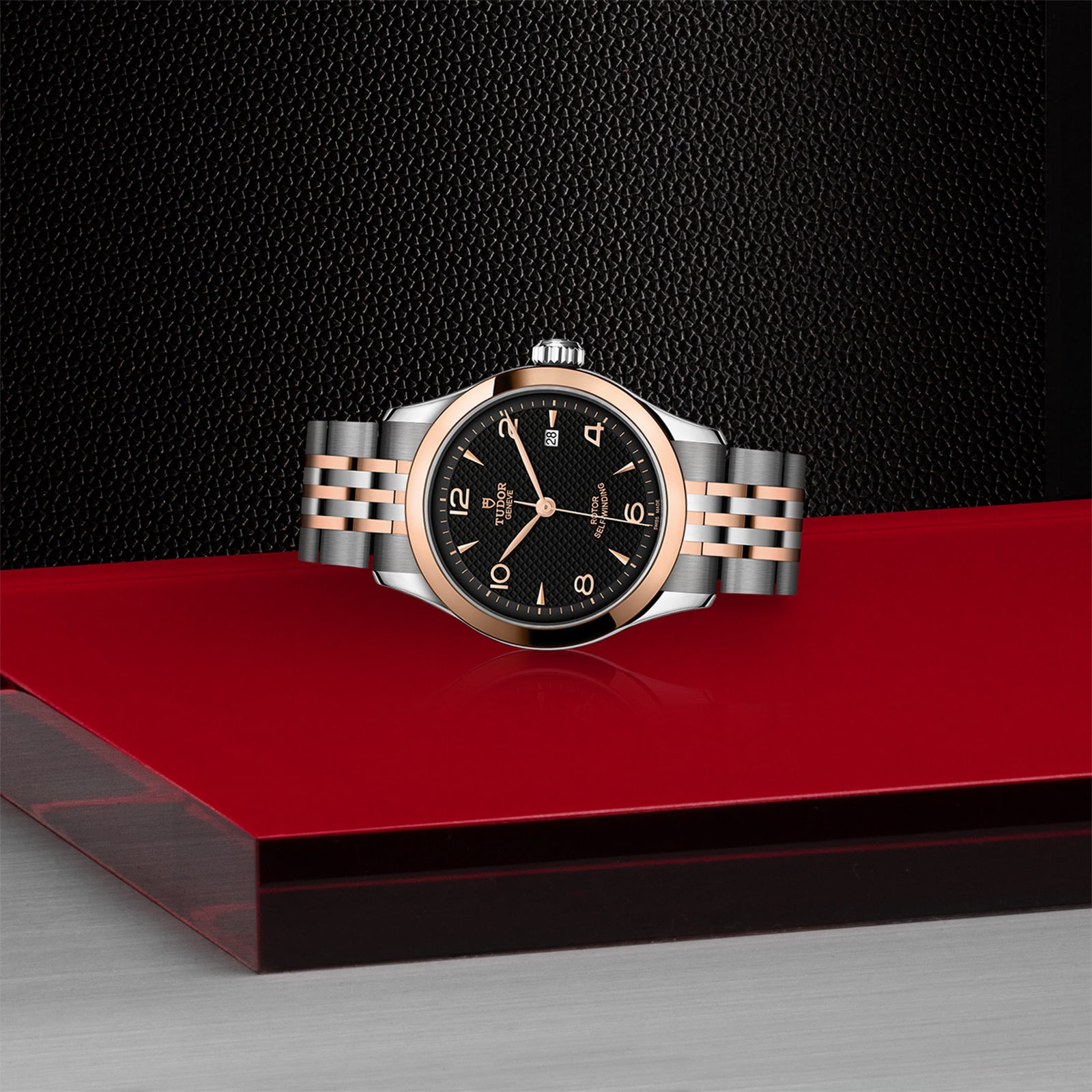 Tudor 1926 M91351-0003 Automatic Watch | 28mm Black Dial | Steel & Gold - Image 3