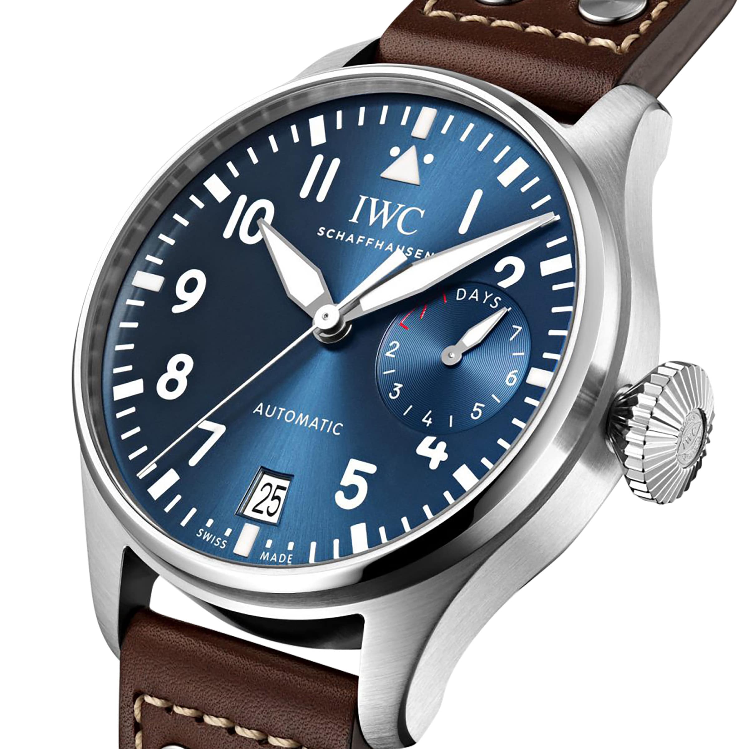 IWC Pilot IW501002 Automatic Watch - 46mm Stainless Steel - Blue Dial - Image 3