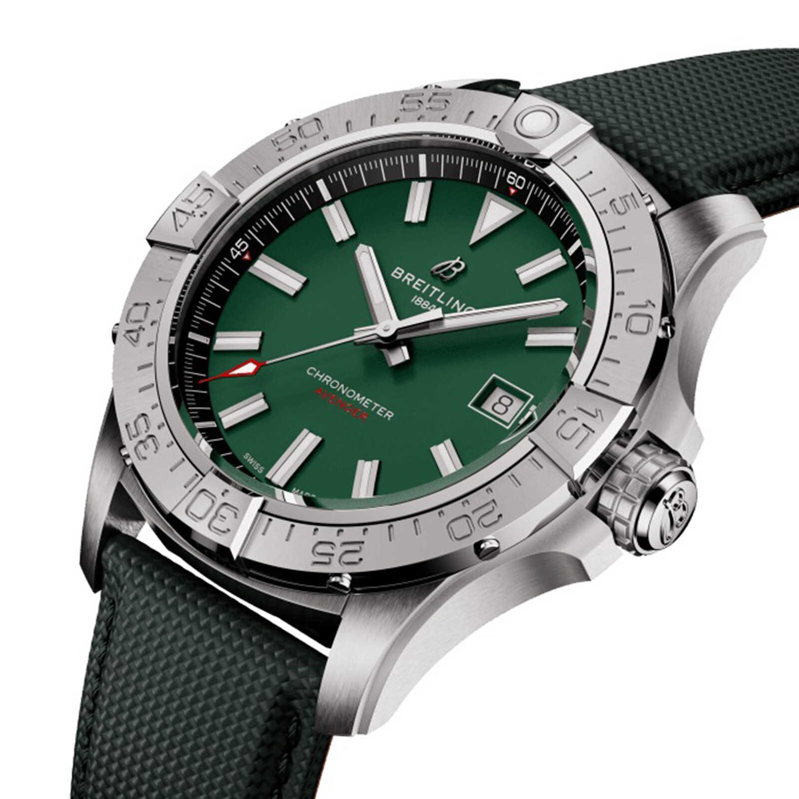 Breitling Avenger A17328101L1X1 - 42mm Green Automatic Watch - Stainless Steel - Image 3
