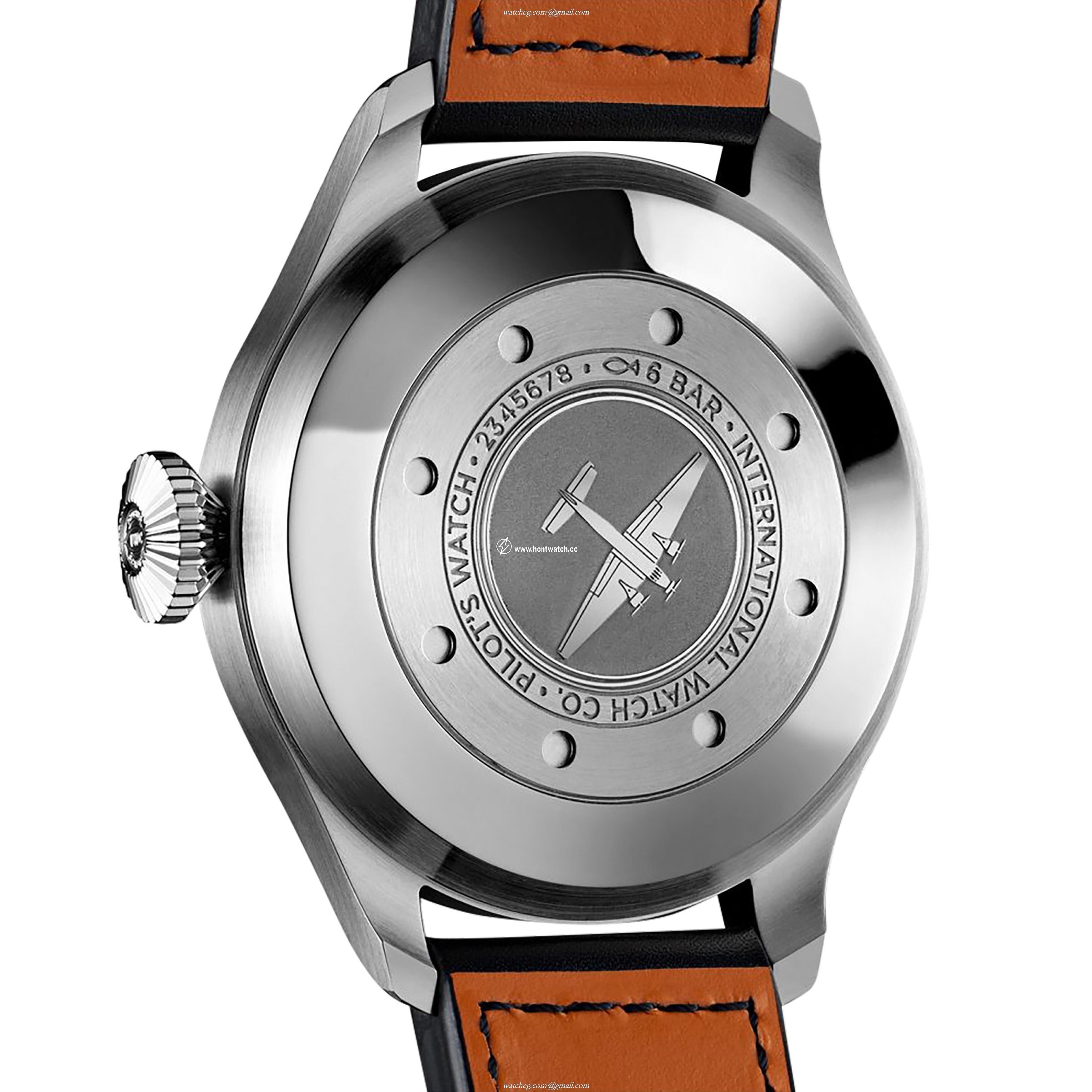 IWC Pilot IW501001 Automatic Watch - 46mm Stainless Steel - Black Dial - Image 2