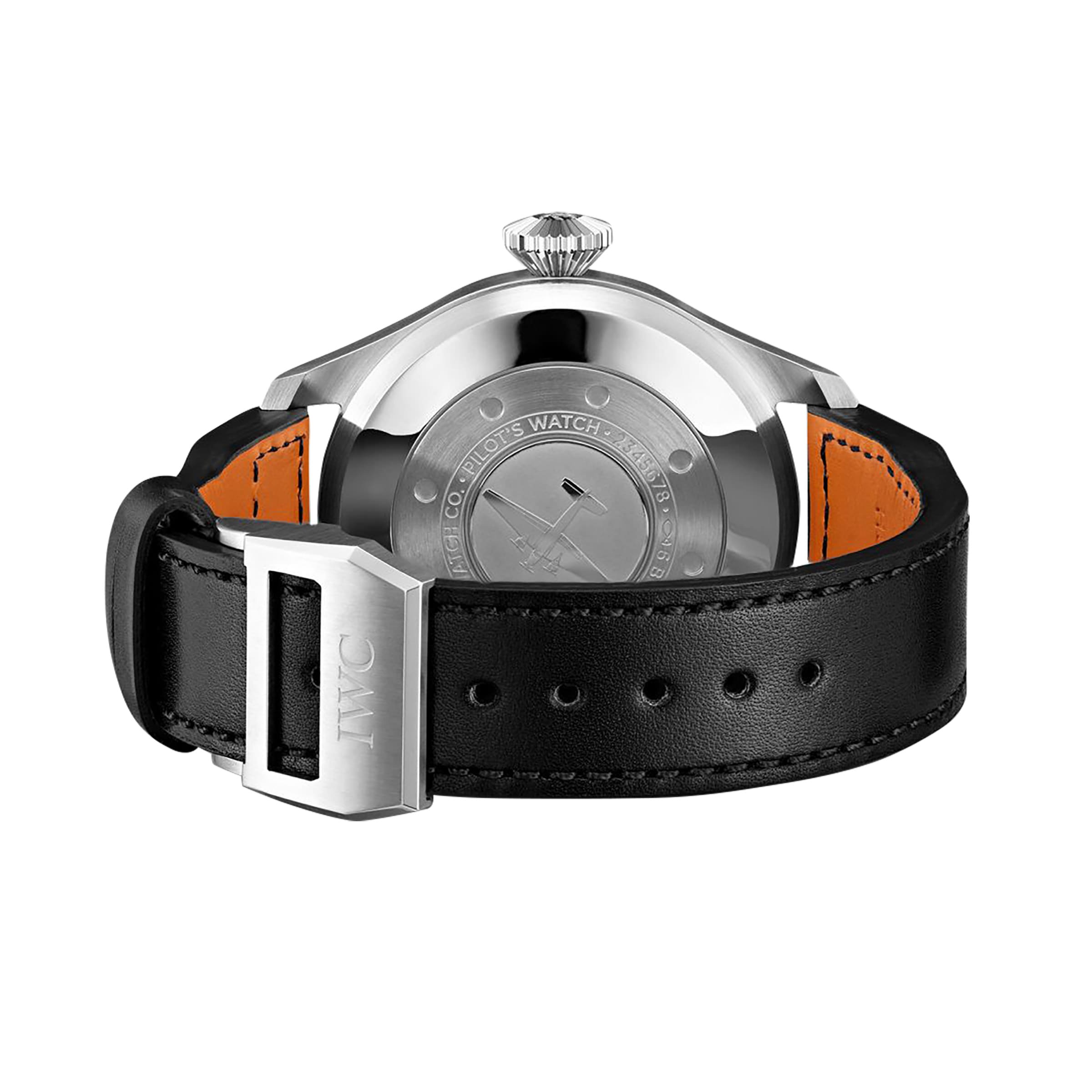 IWC Pilot IW501001 Automatic Watch - 46mm Stainless Steel - Black Dial - Image 4