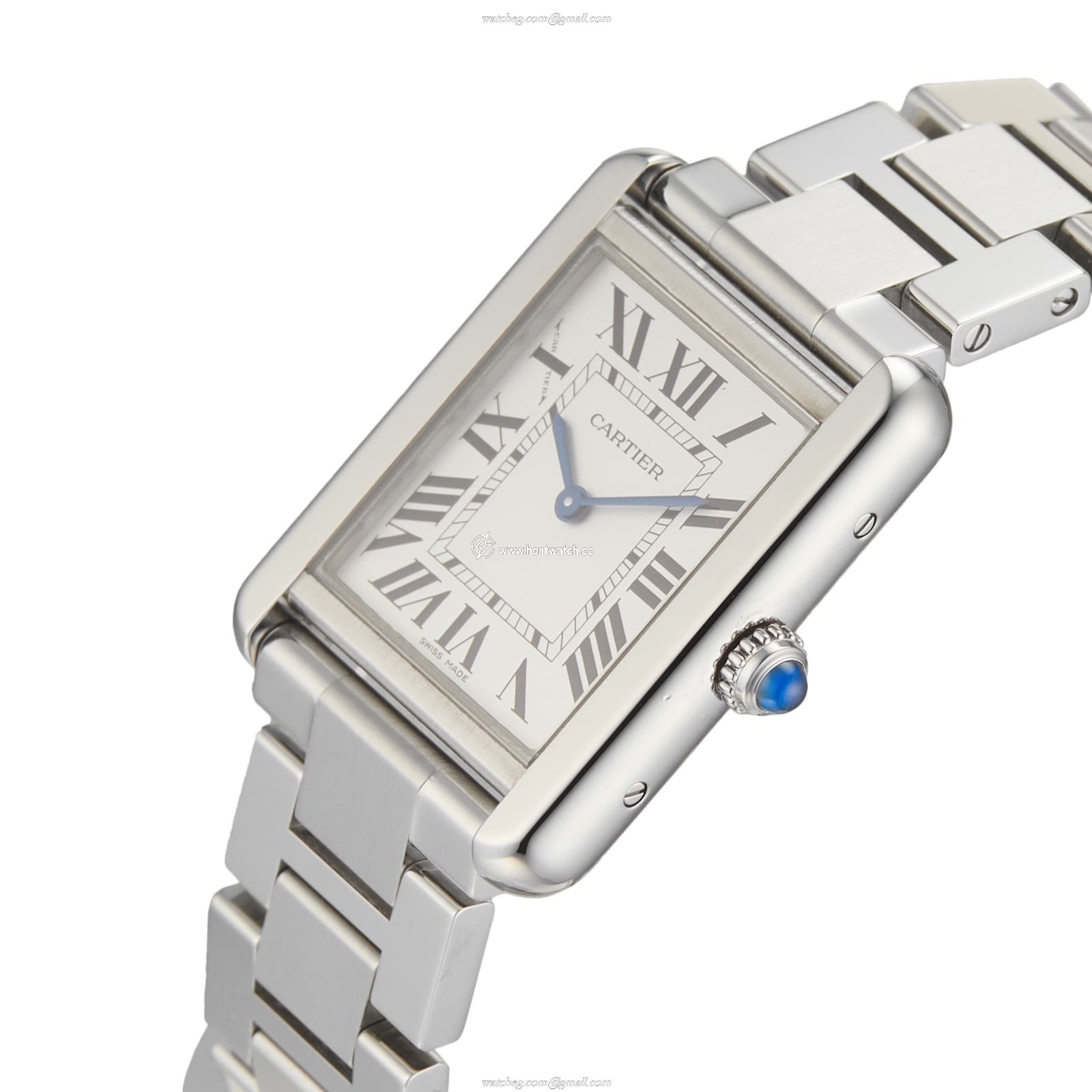 Cartier Tank W5200013 Ladies Watch - 24mm Stainless Steel & Quartz - Image 2