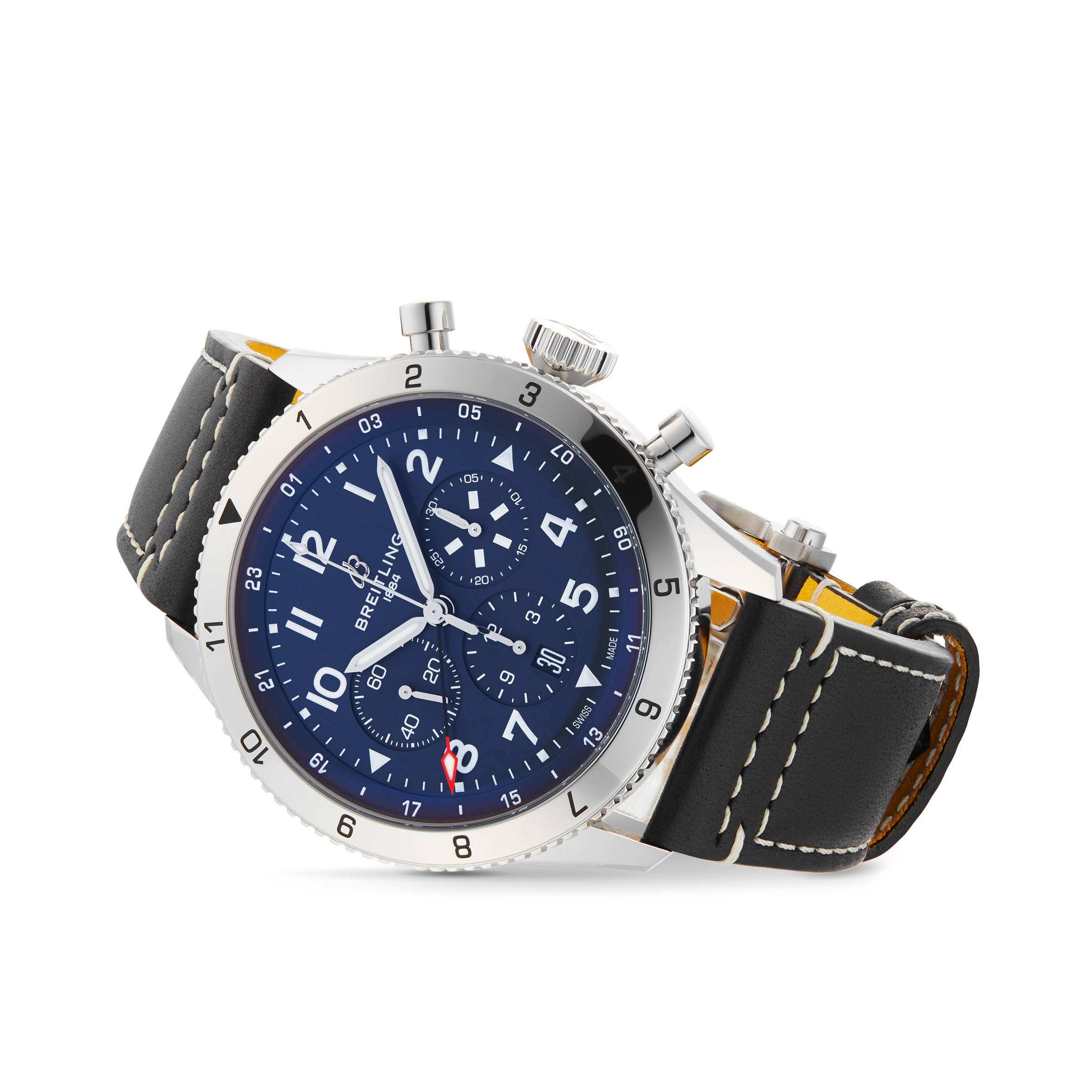 Breitling Aviator 8 AB04451A1C1X1 | 46mm Stainless Steel Automatic Blue Watch - Image 4