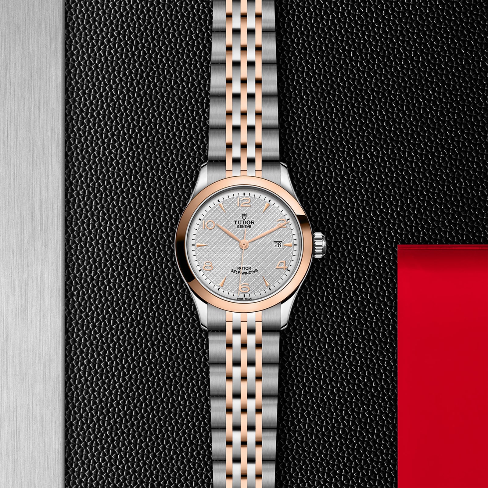 Tudor 1926 M91351-0001 Automatic Watch | Silver Dial | 28mm Steel & Gold - Image 4