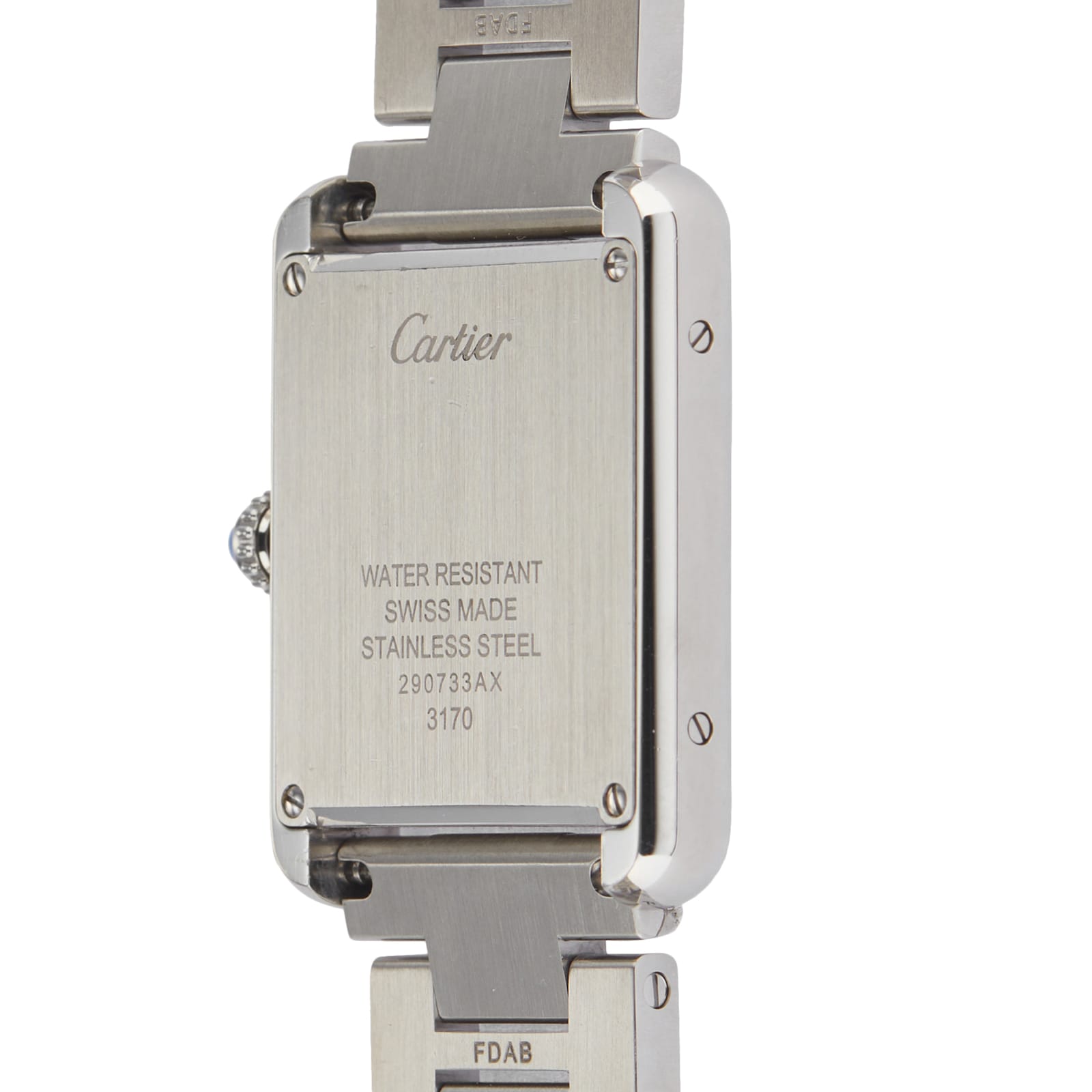 Cartier Tank W5200013 Ladies Watch - 24mm Stainless Steel & Quartz - Image 4