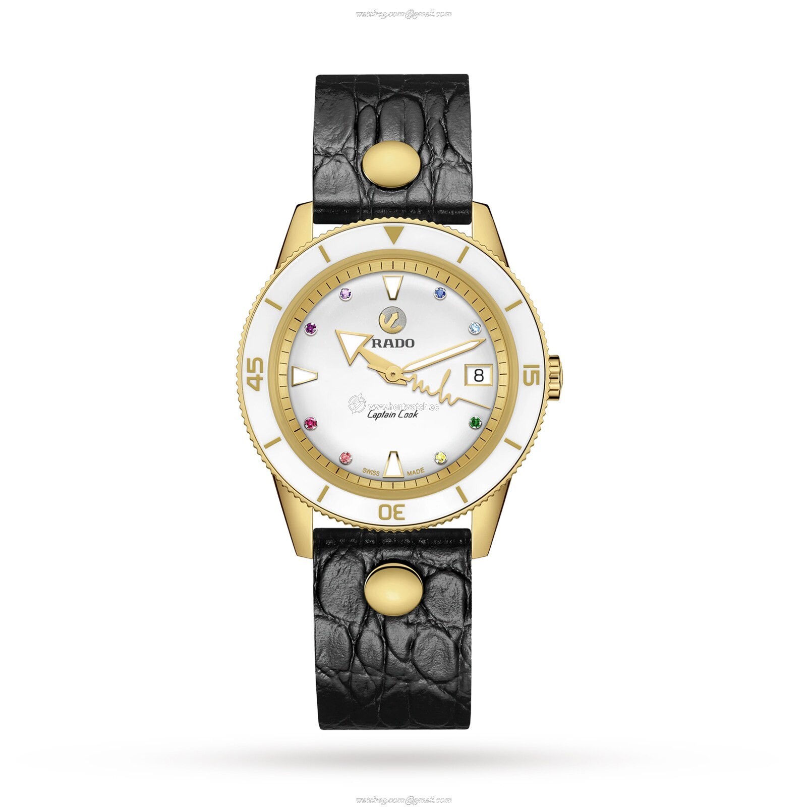 Rado Captain Cook R32117708 | 37mm Automatic White Dial | 100m Water Resistant - Image 2