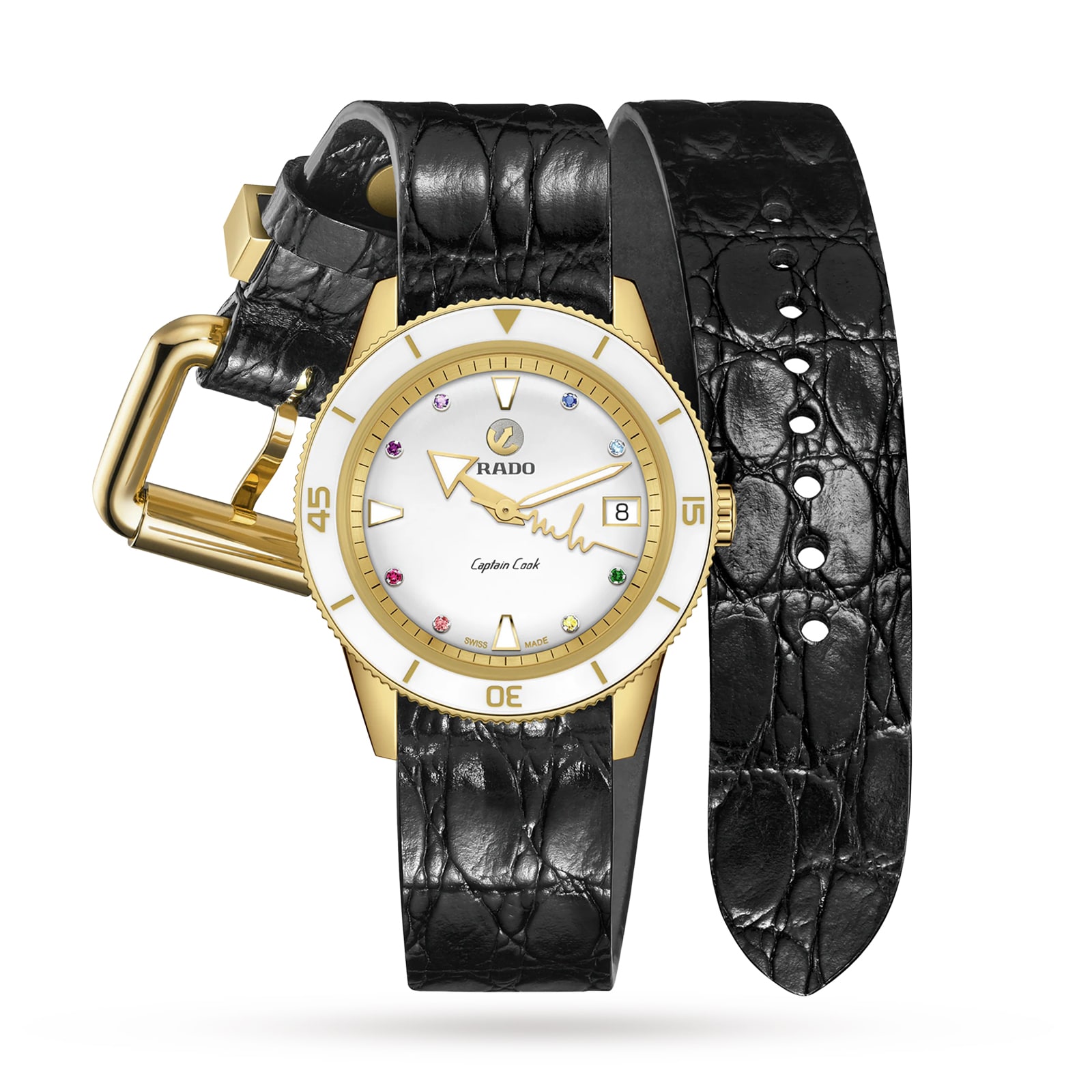Rado Captain Cook R32117708 | 37mm Automatic White Dial | 100m Water Resistant - Image 3