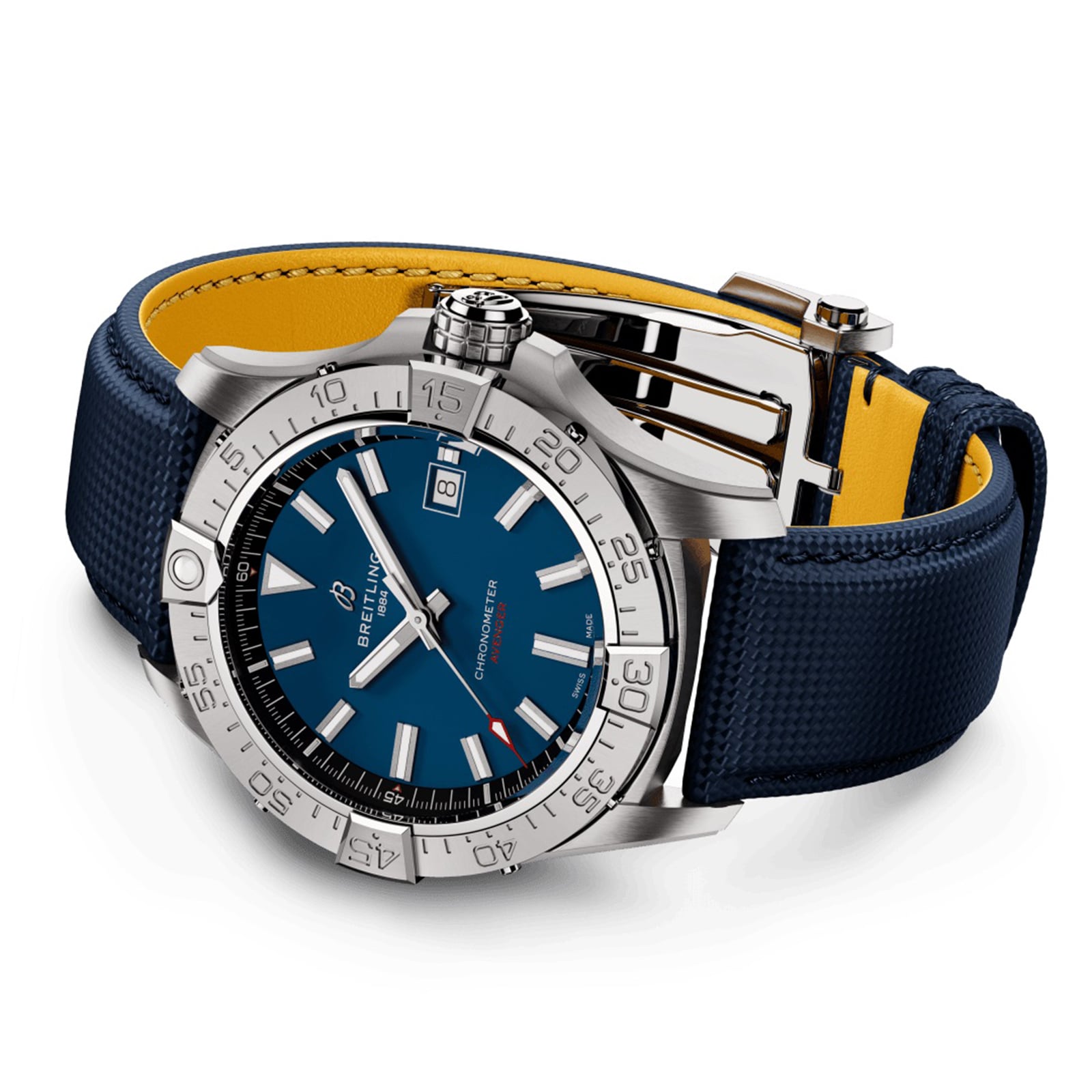 Breitling Avenger A17328101C1X1 | 42mm Stainless Steel Automatic Blue Watch - Image 4