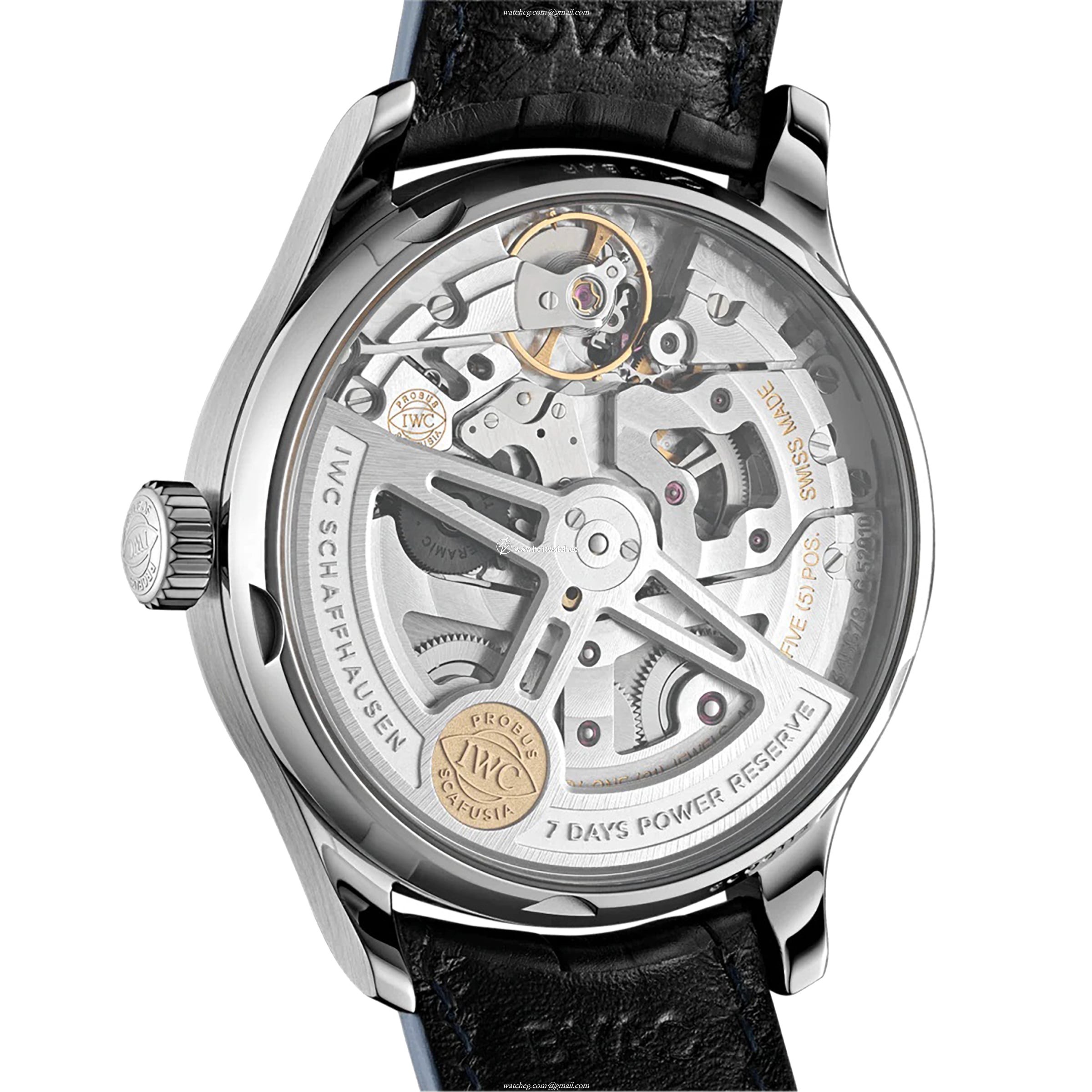 IWC Portugieser IW500705 Automatic Watch - 42.5mm Stainless Steel - White Dial - Image 2
