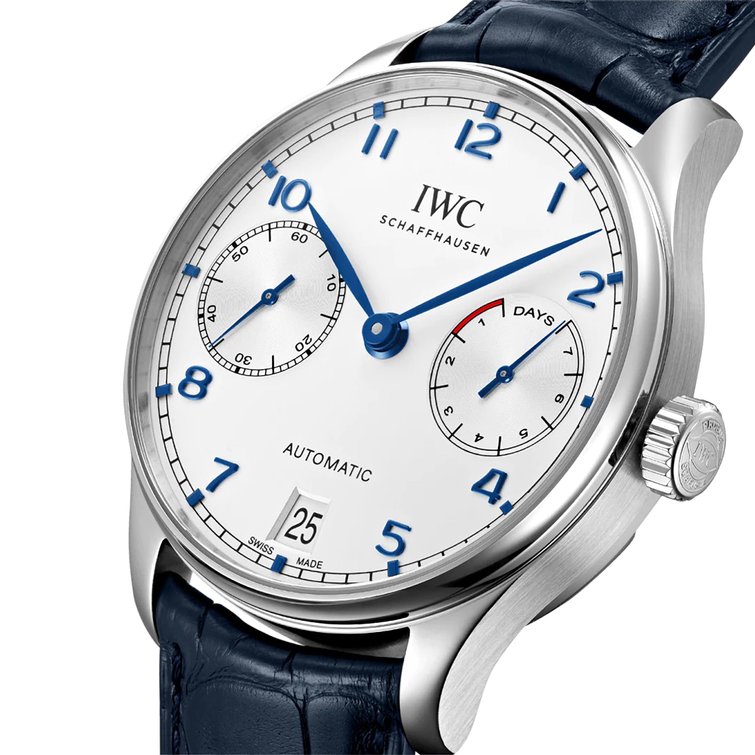 IWC Portugieser IW500705 Automatic Watch - 42.5mm Stainless Steel - White Dial - Image 3