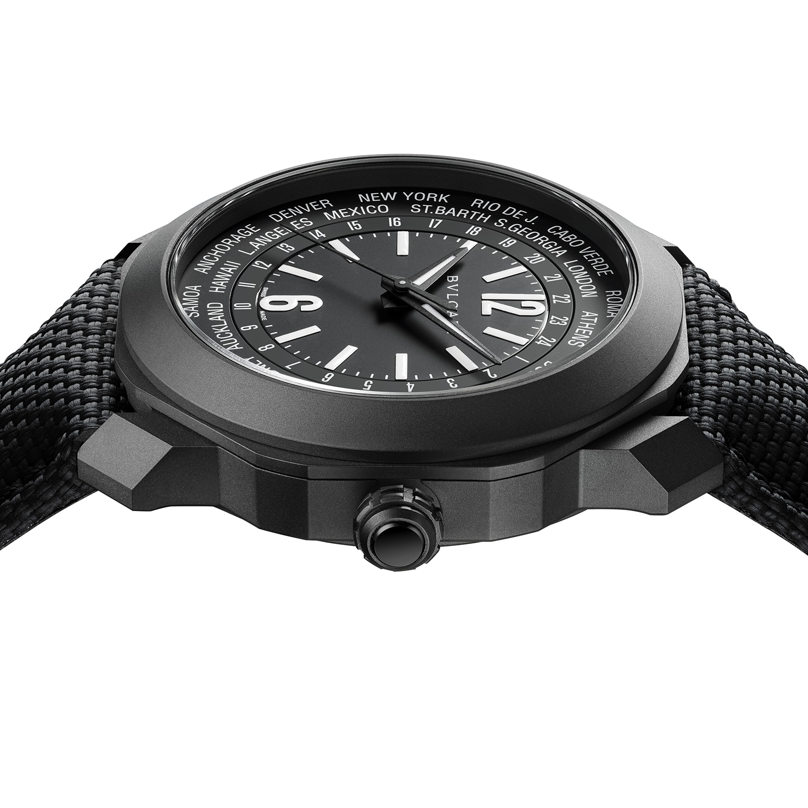 Bvlgari Octo 103486 Automatic Watch - 41mm Stainless Steel & Black Rubber - Image 3