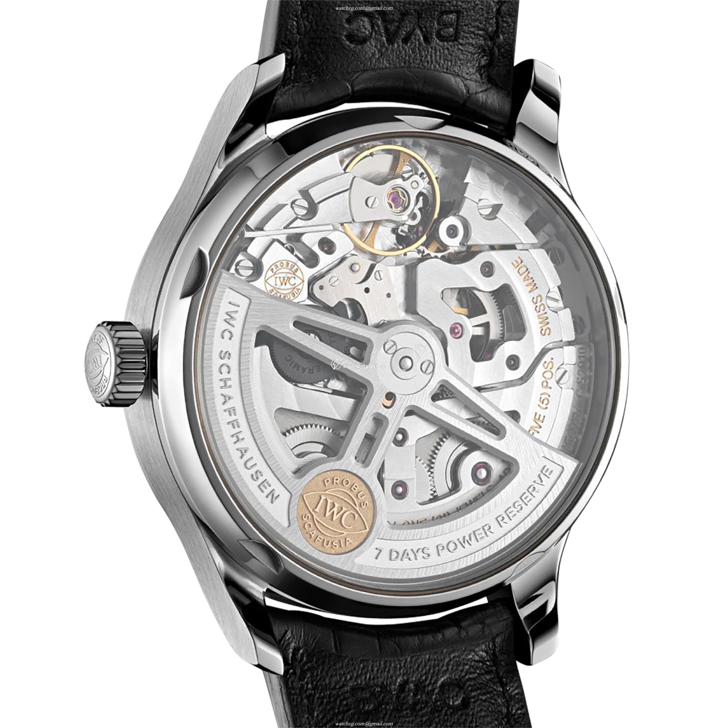 IWC Portugieser IW500704 Automatic - 42.5mm Stainless Steel White Dial Watch - Image 2