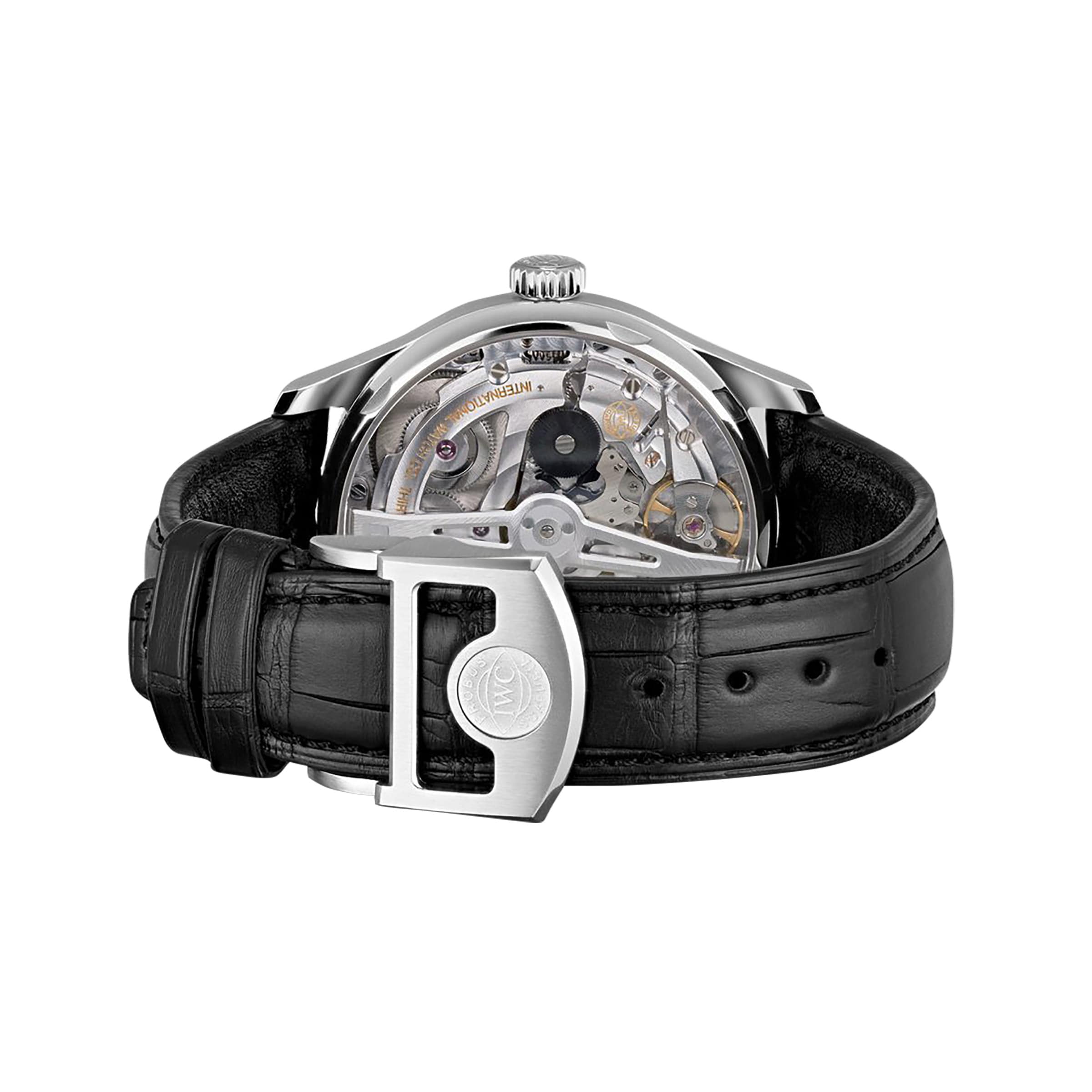 IWC Portugieser IW500704 Automatic - 42.5mm Stainless Steel White Dial Watch - Image 4