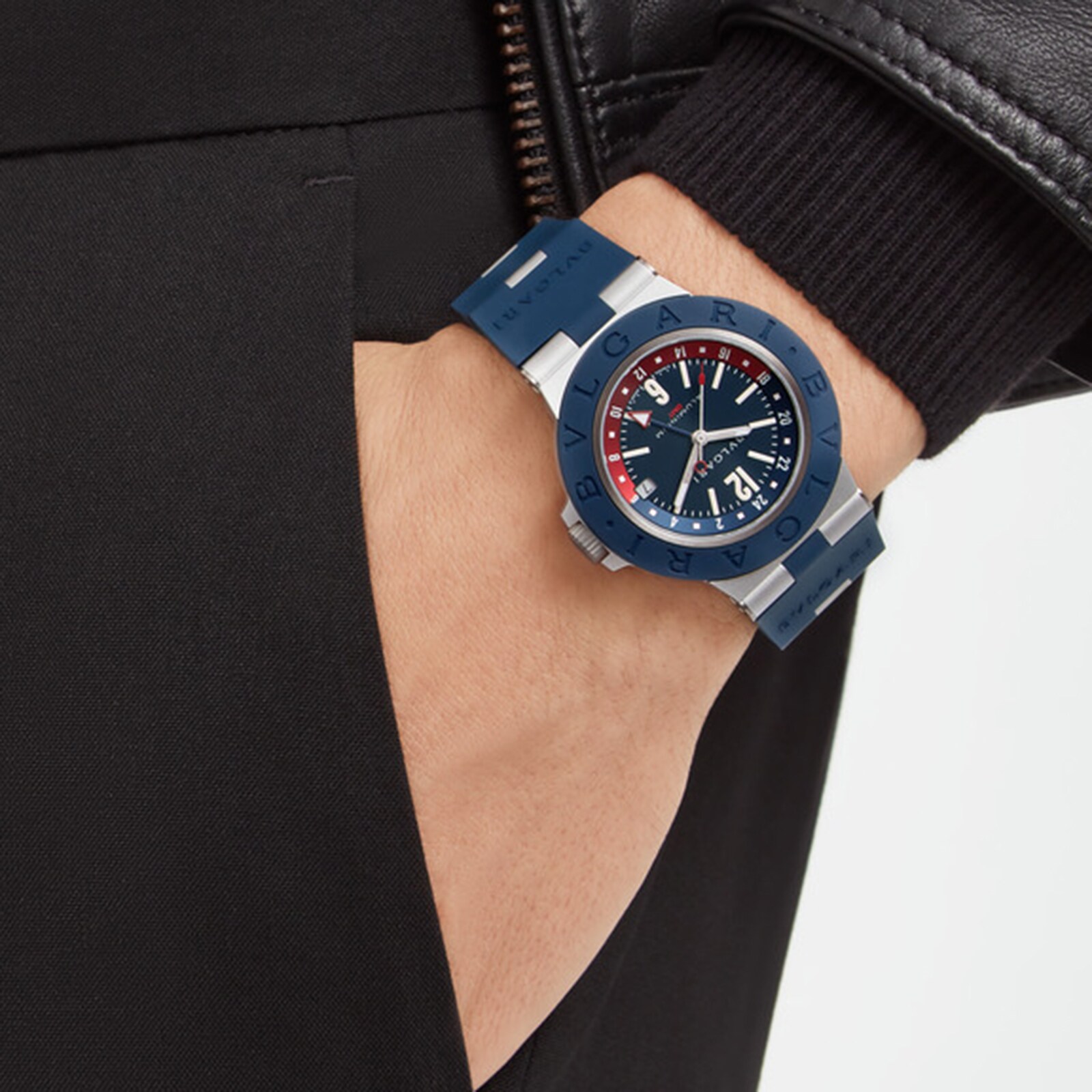 Bvlgari Aluminium Automatic Blue Watch - 40mm Case | 100m Water Resistant - Image 3