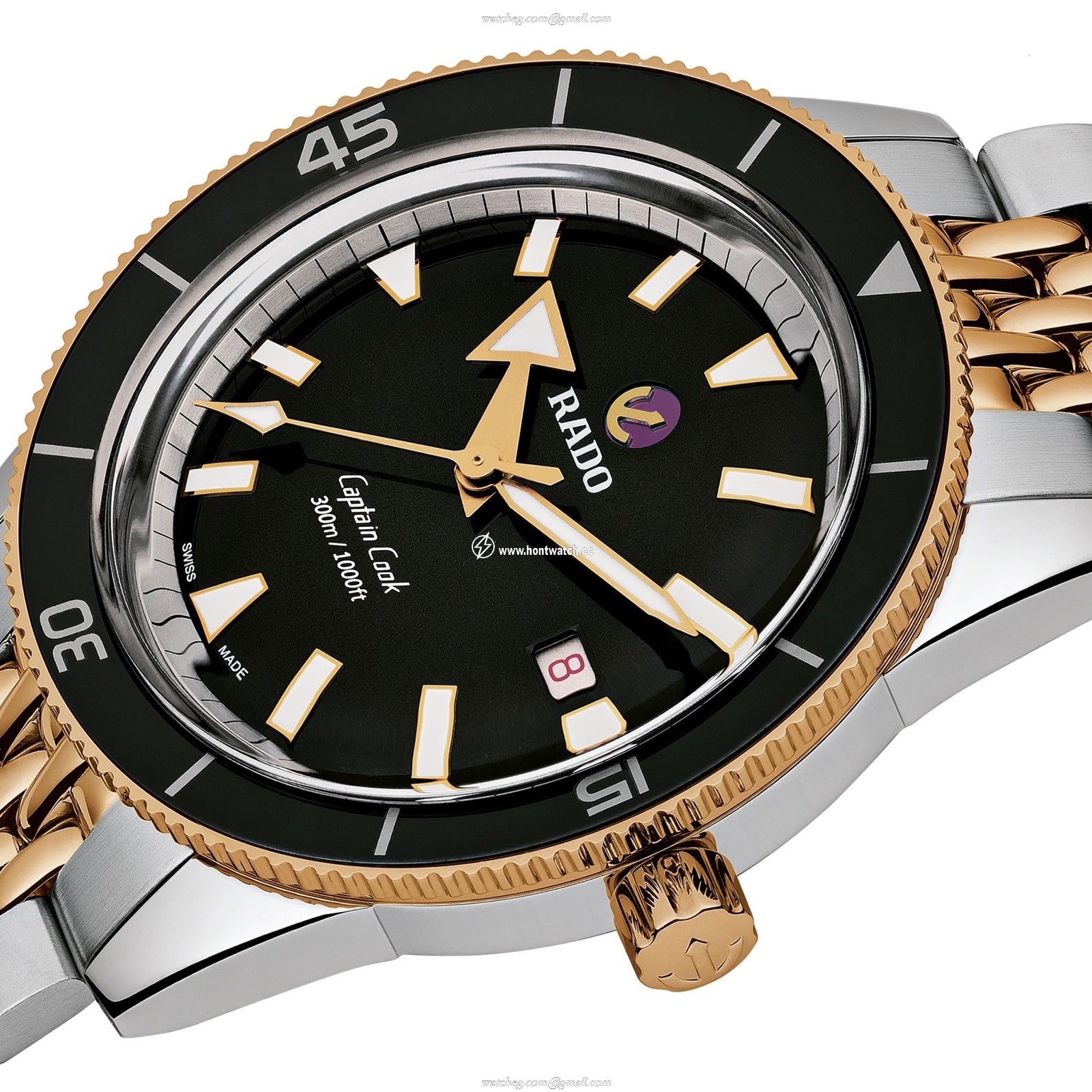 Rado Captain Cook R32137153 | 42mm Automatic Black Dial | 300m Water Resistant - Image 2