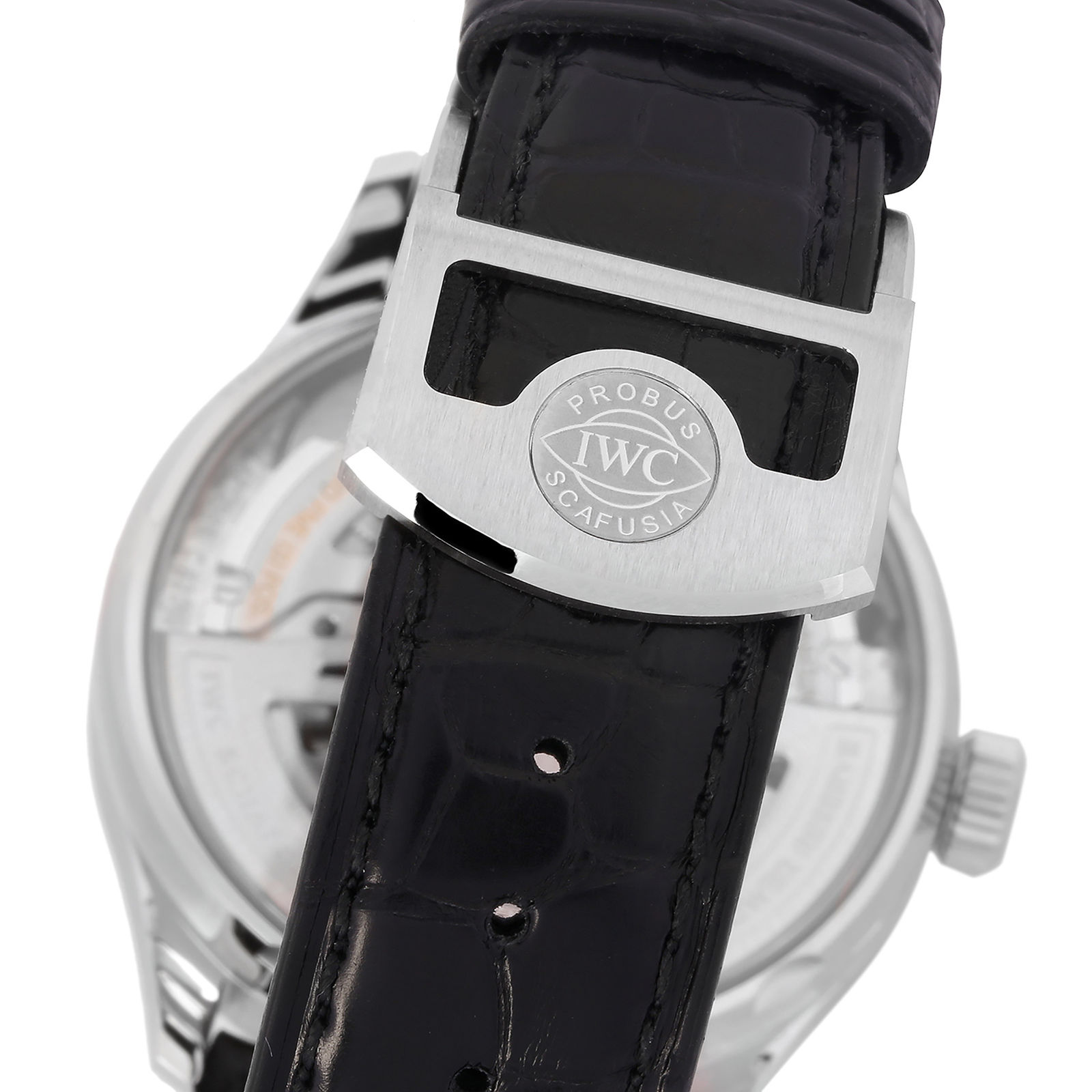 IWC Portugieser IW500703 Automatic Watch - 42.5mm Stainless Steel - Black Dial - Image 3