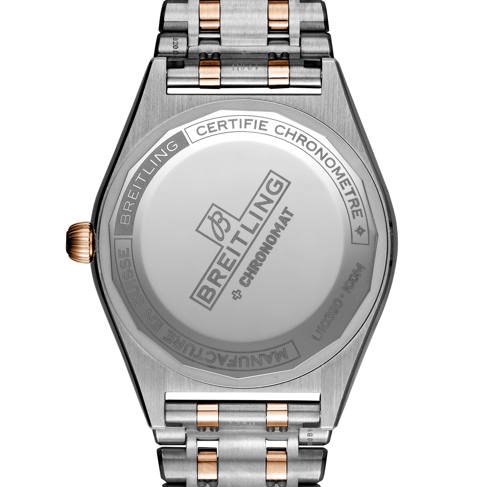 Breitling Chronomat 36mm Automatic - Mother of Pearl Dial & Two-Tone Steel Rose Gold - Image 4