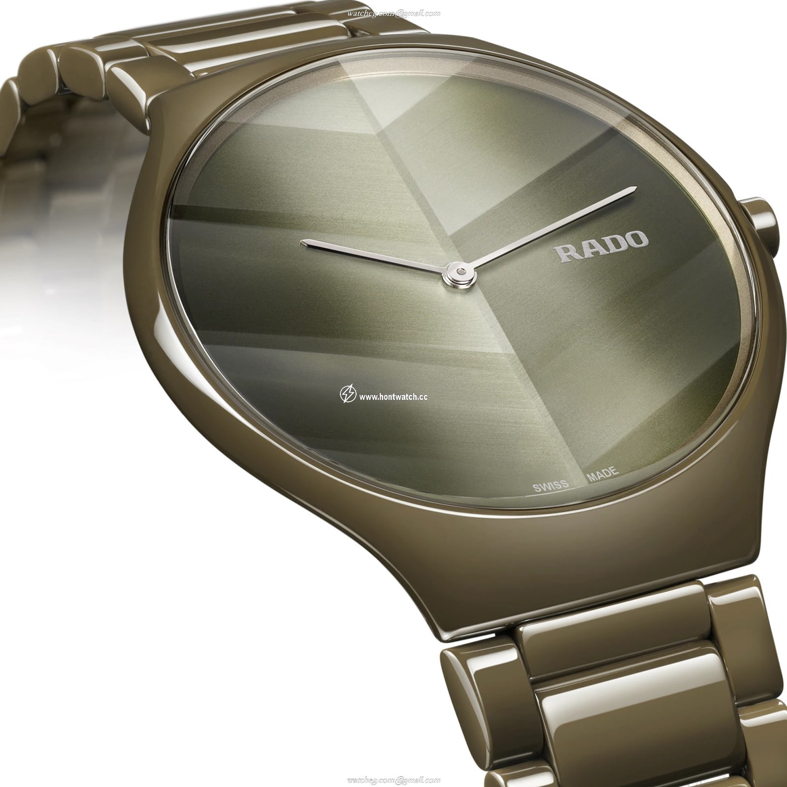 Rado True Thinline R27121302 Ceramic Quartz Brown Watch | 38mm - Image 2