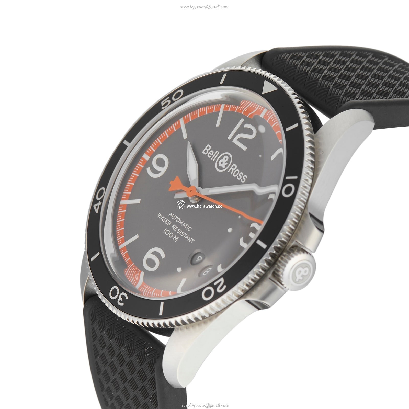 Bell & Ross BRV292-ORA-ST/SRB Automatic Grey Watch - 41mm Stainless Steel - Image 2