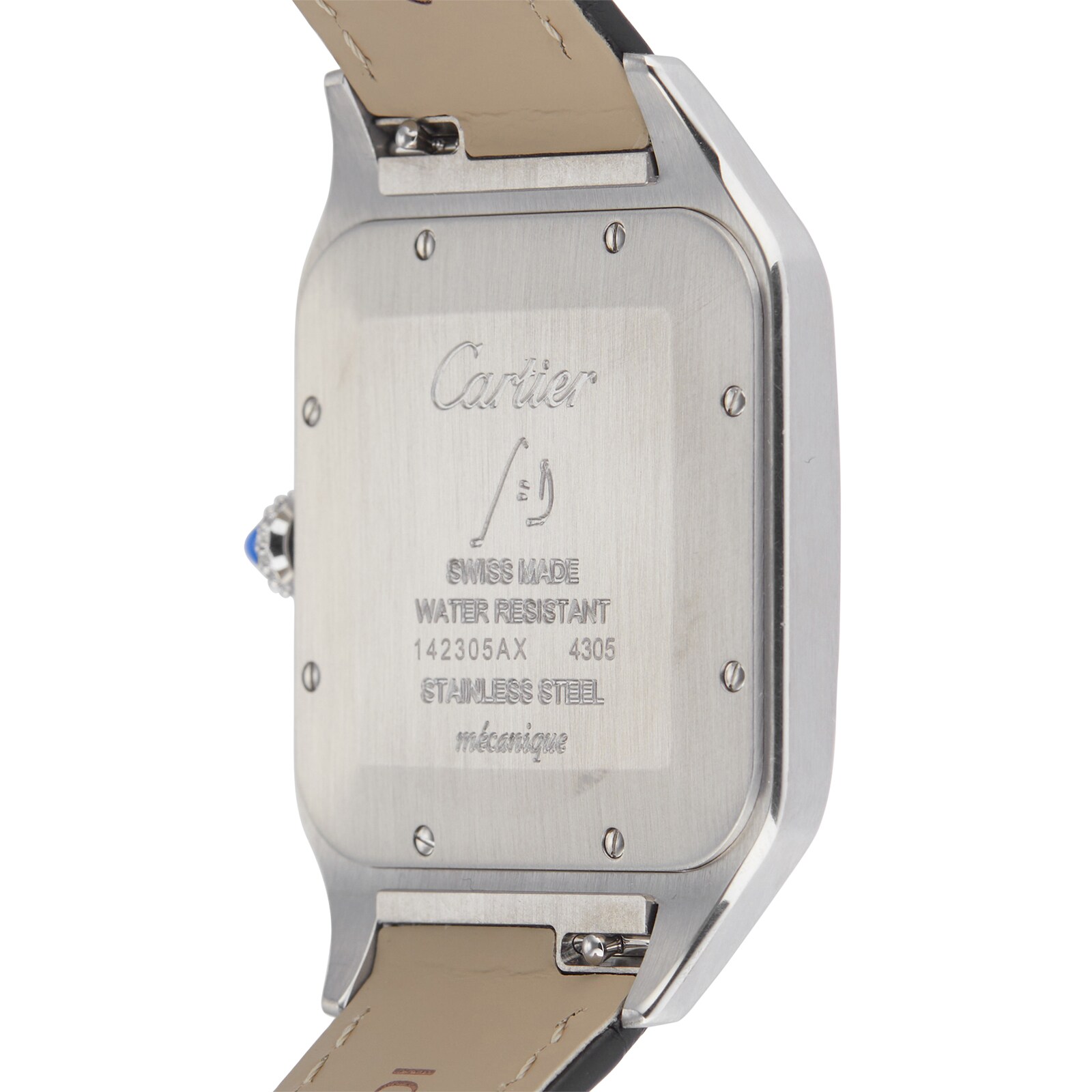 Cartier Santos W2SA0017 | 40mm Steel & Rose Gold | Manual Winding Silver Dial - Image 4