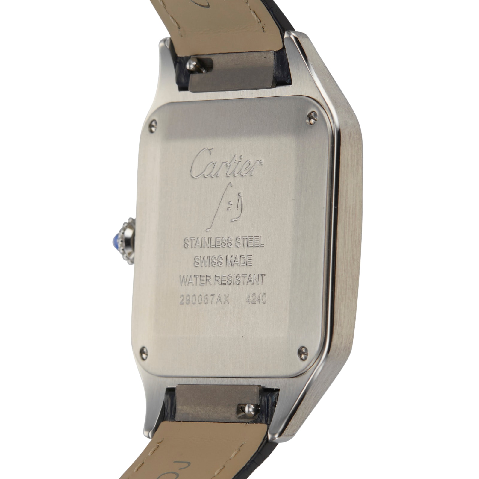 Cartier Santos WSSA0022 | 31mm Stainless Steel Silver Dial Quartz Watch - Image 4