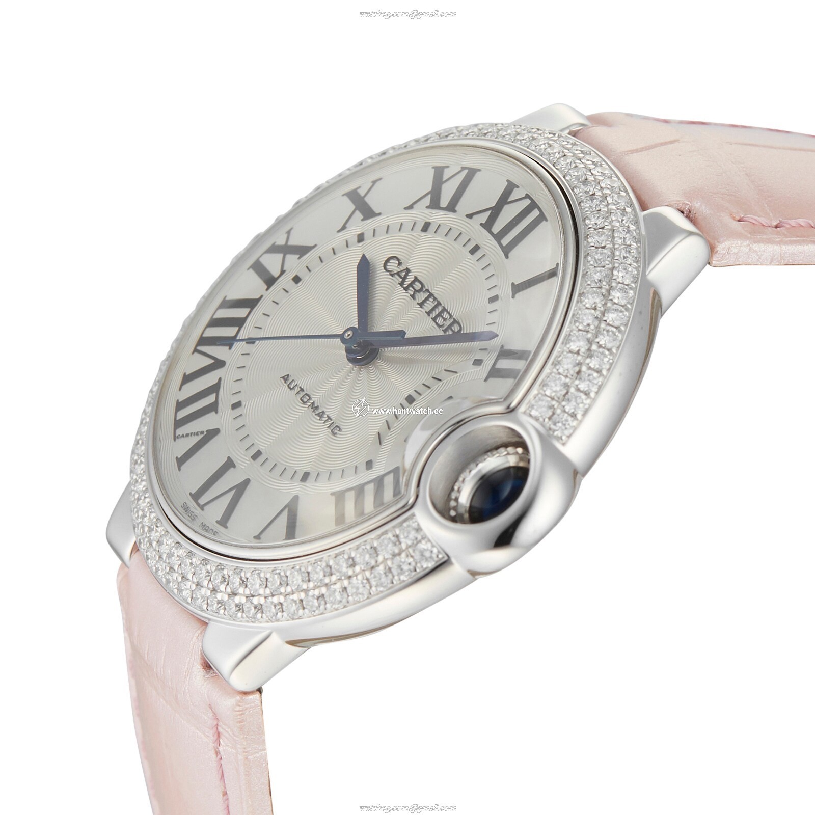 Cartier Ballon Bleu WE900651 - 36mm White Gold Automatic Watch | Silver Dial - Image 2