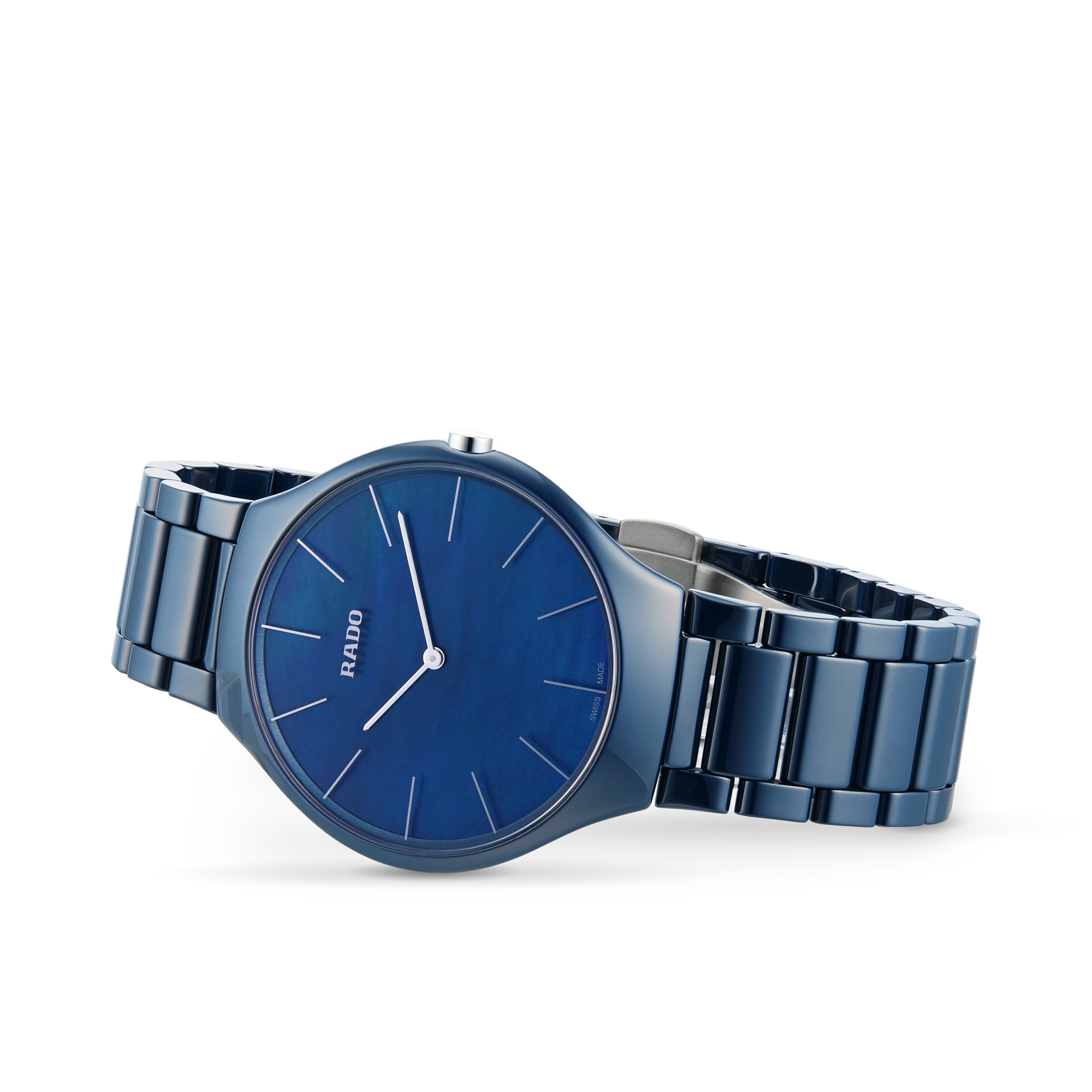 Rado True Thinline R27005902 Ceramic Quartz Blue Watch | 38mm - Image 4