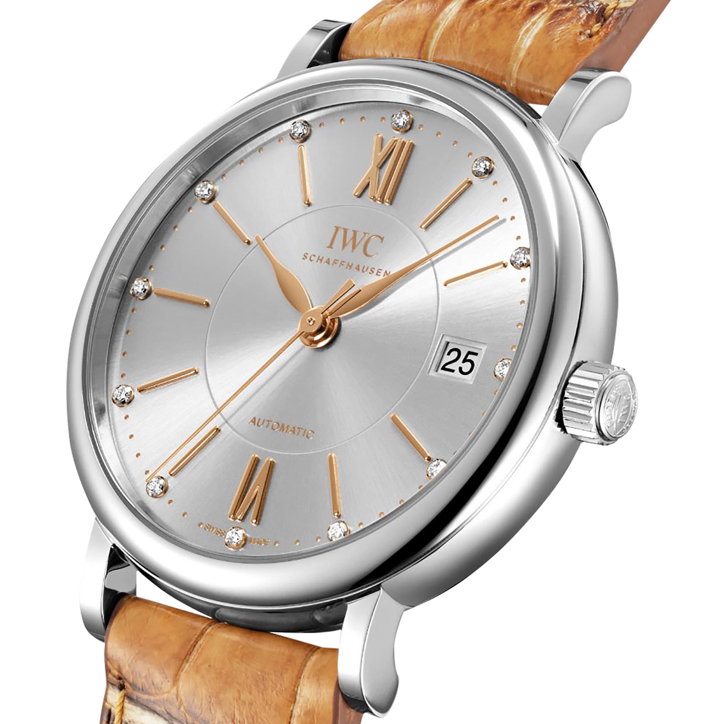 IWC Portofino IW458101 Automatic Watch | 37mm Stainless Steel & Silver Dial - Image 3