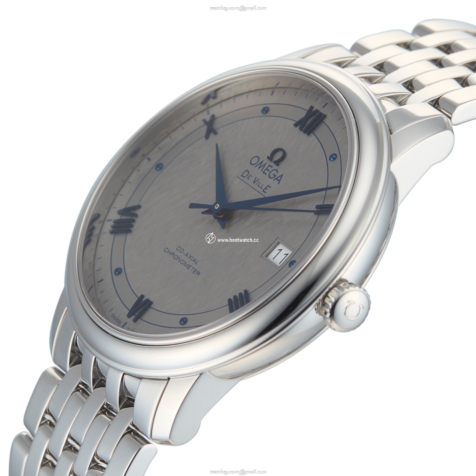 Omega De Ville Automatic Grey Watch - 40mm Stainless Steel | Pre-Owned - Image 2
